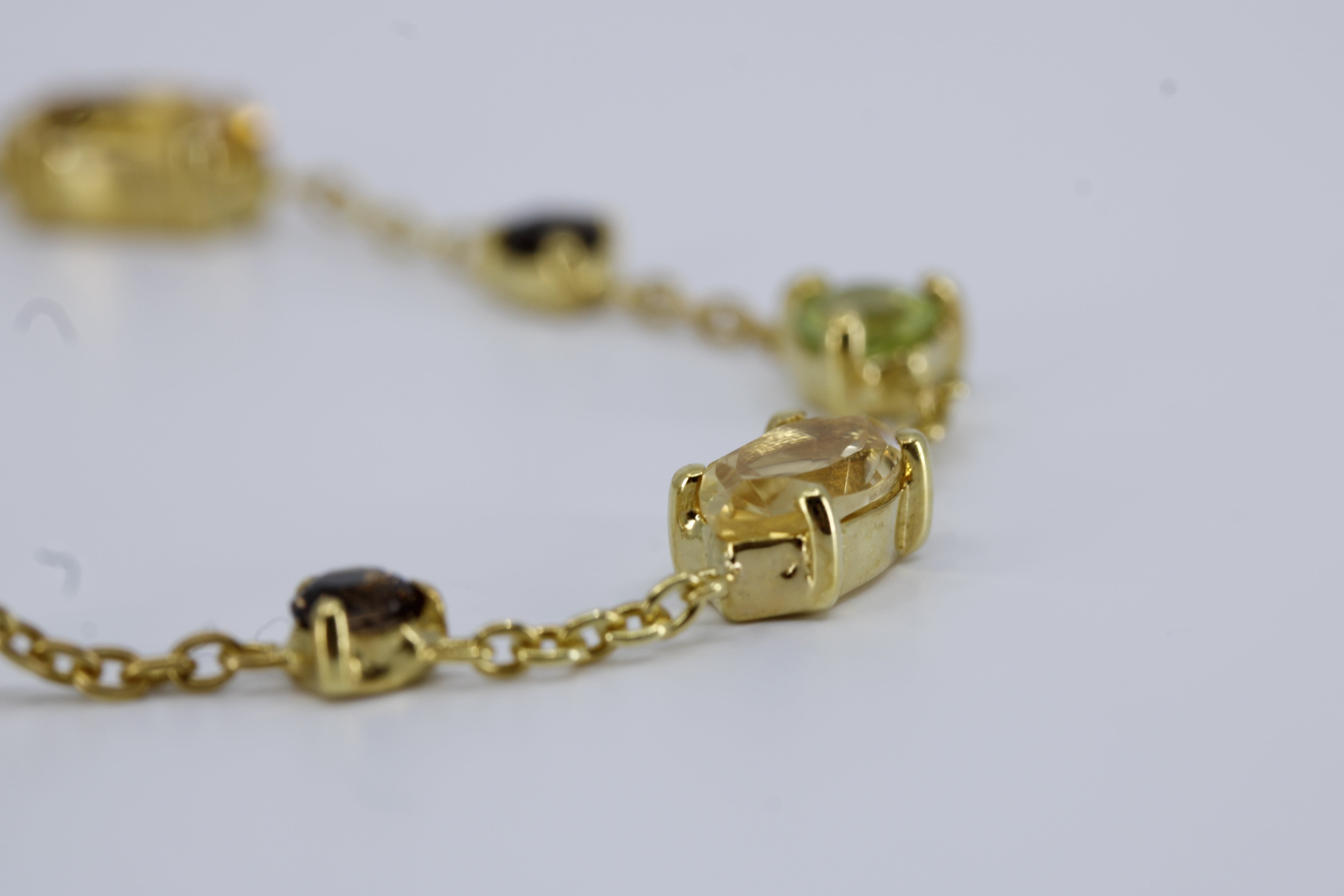 AURORA Gemstone Station Bracelet