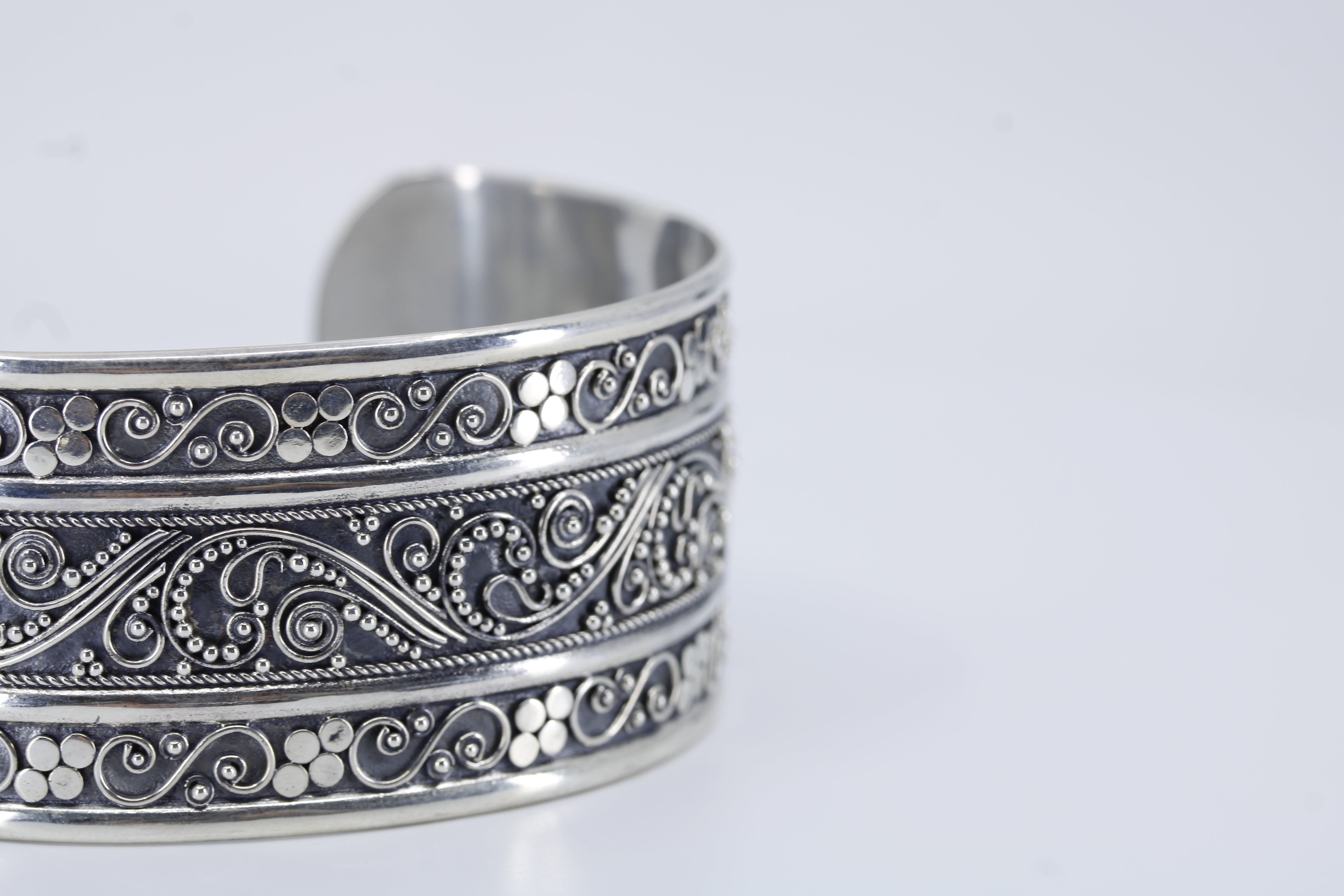 Casa Bali Engraved Cuff Bracelet