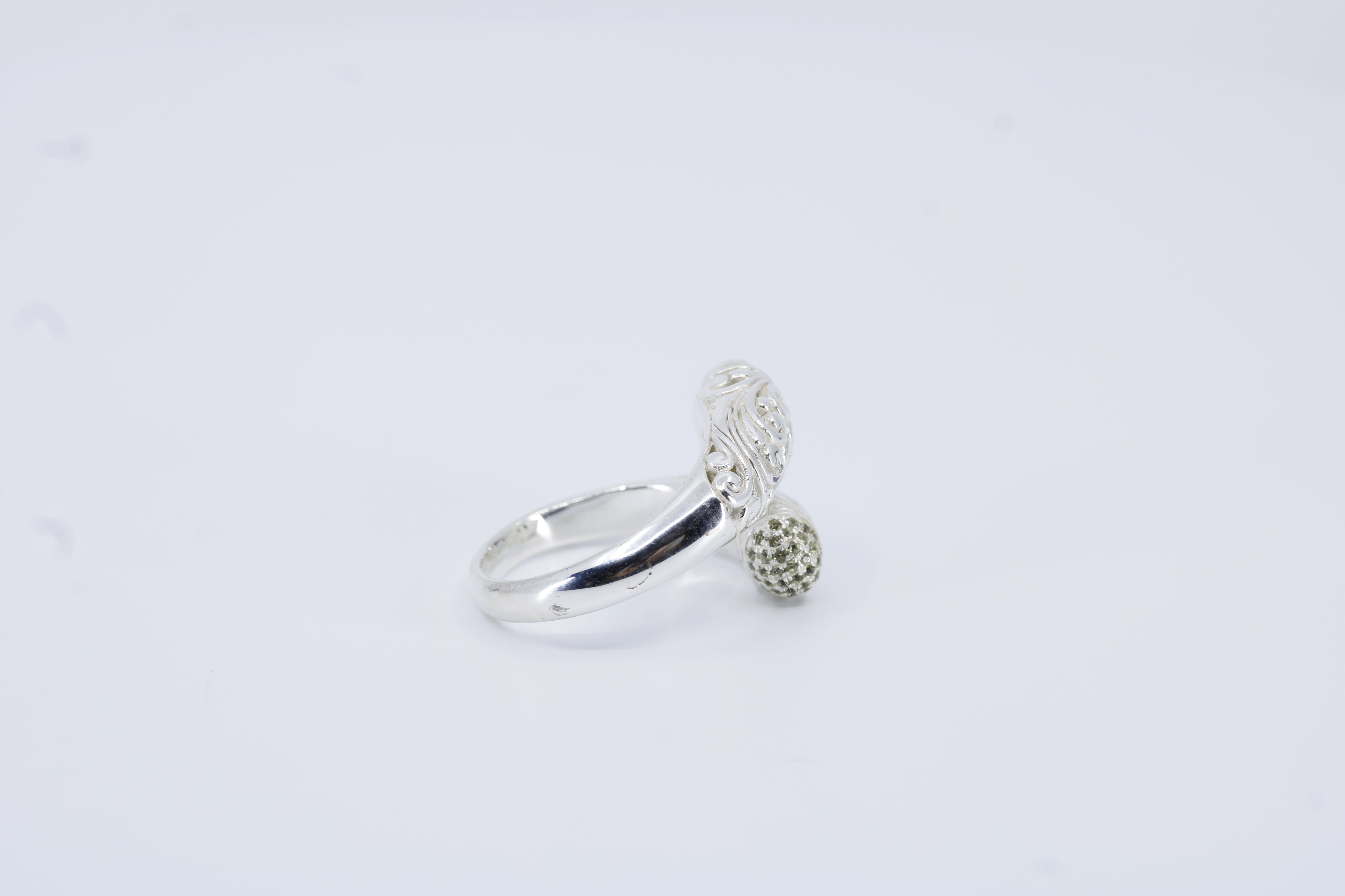 Casa Bali Peridot Bypass Ring