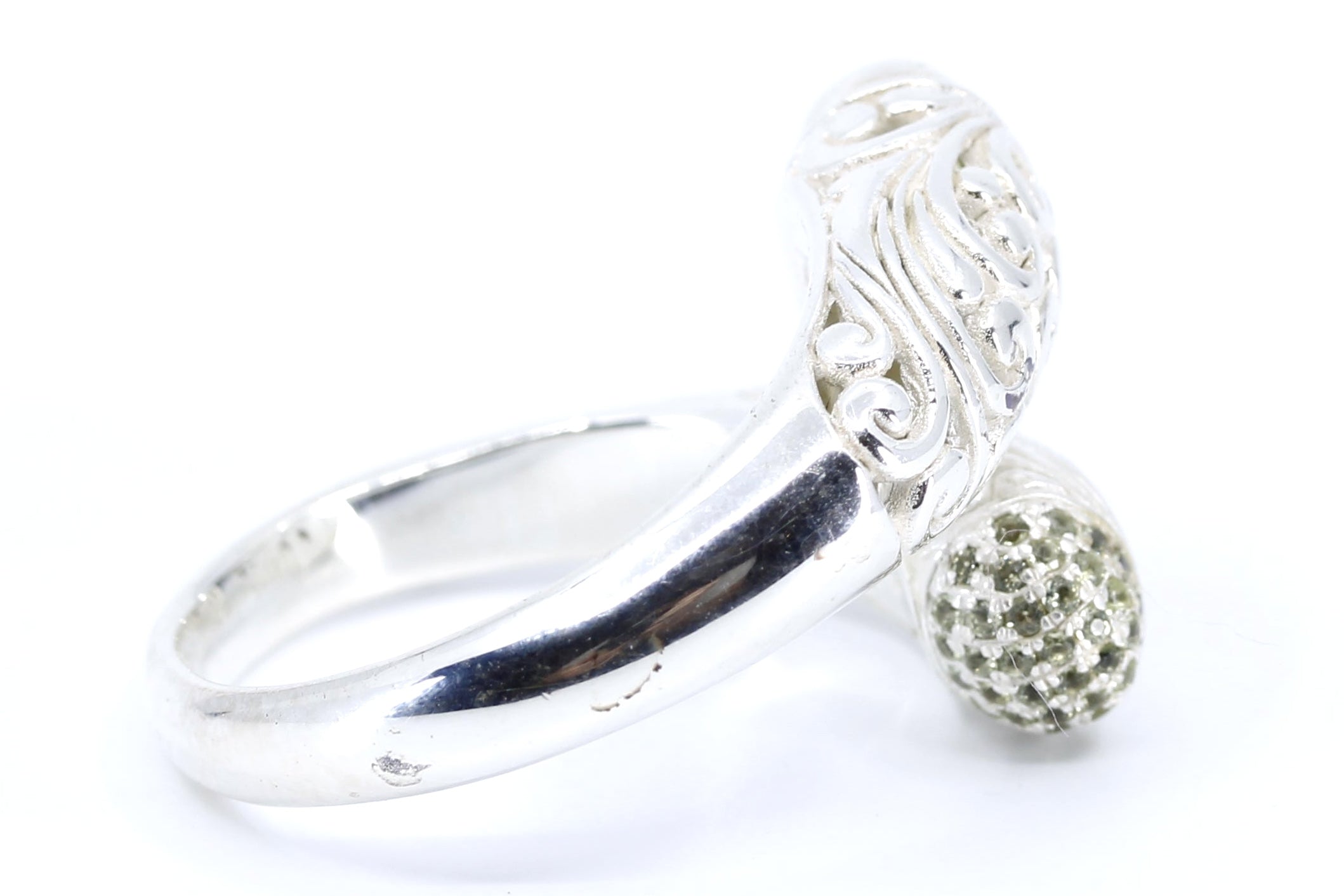 ALBA Peridot Bypass Ring