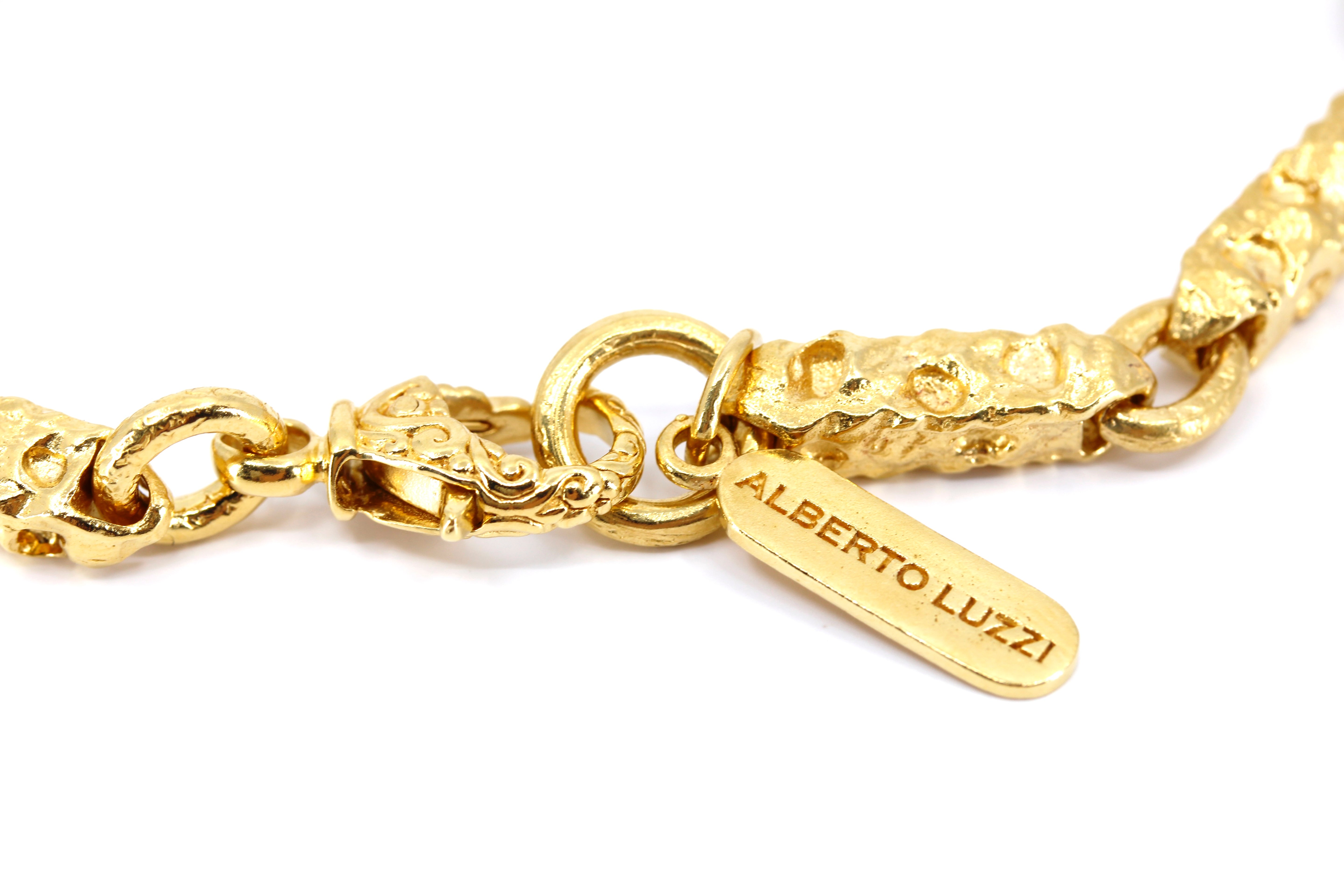 JAYA 18K Gold Vermeil Forge Link Bracelet