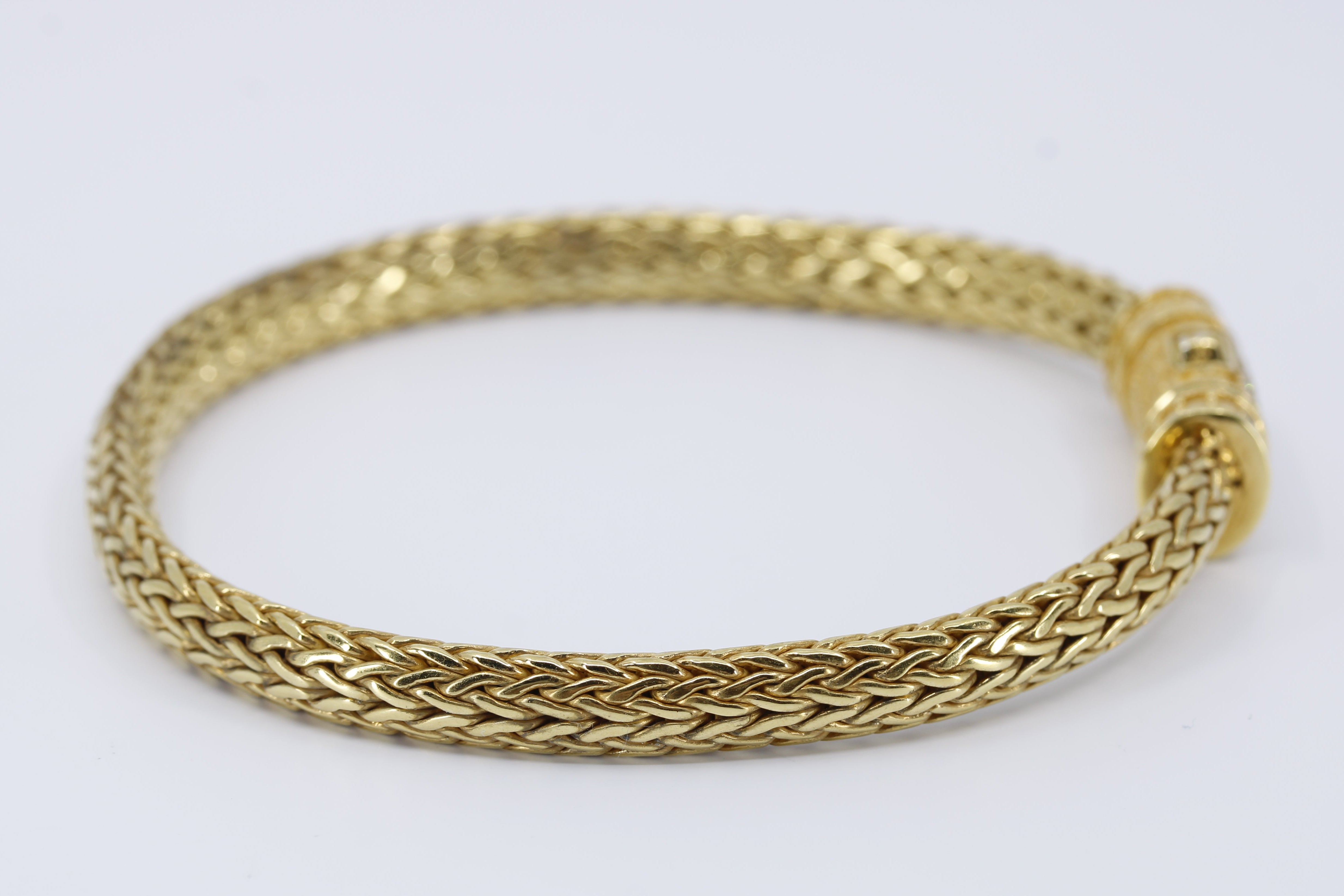 DALILA Spiga Bracelet with Pavé Lock