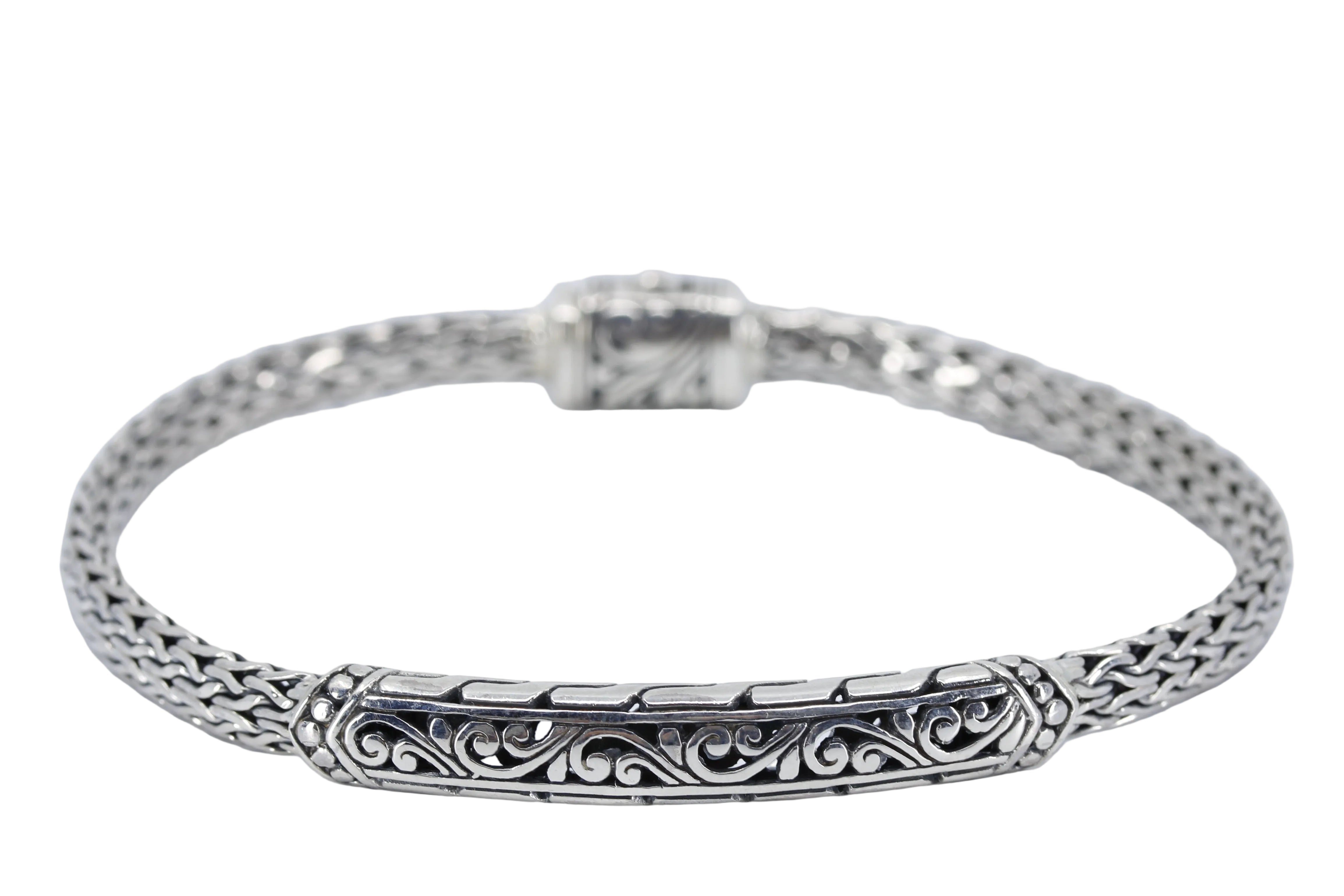 SREYA Classic Carved Station Bracelet