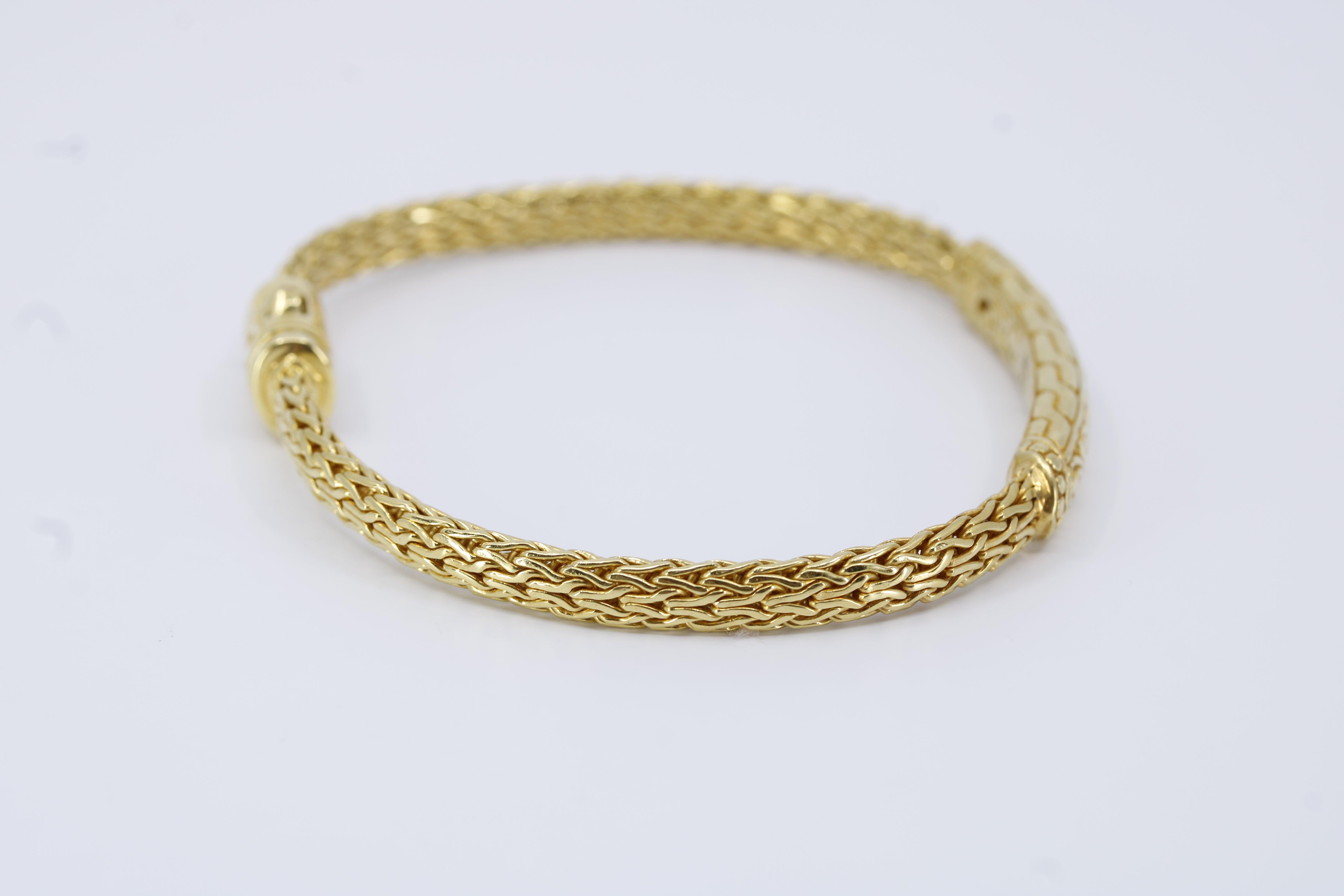 Casa Bali 18K Gold Vermeil Classic Carved Station Bracelet