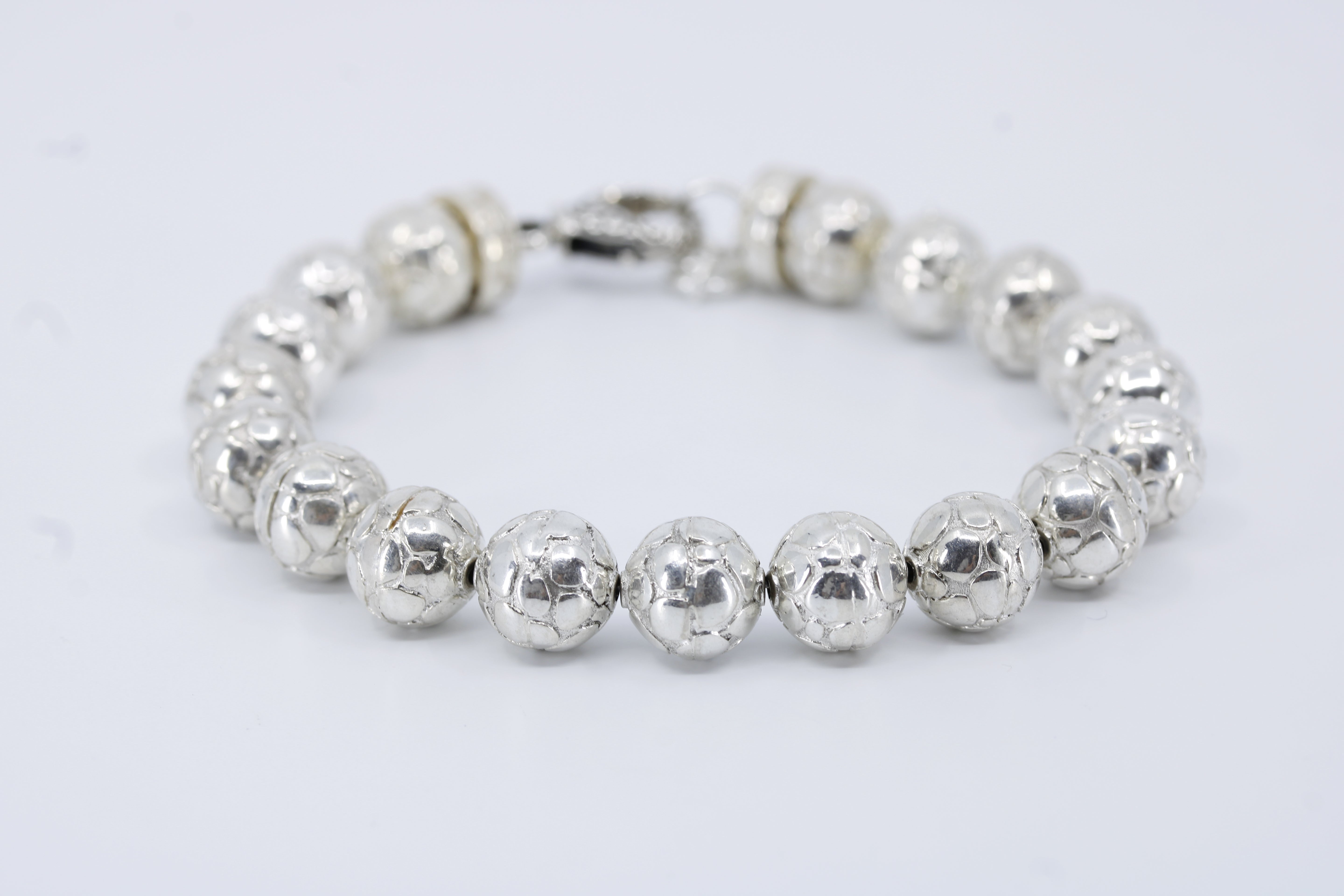 Monaco Polished Silver Bracelet