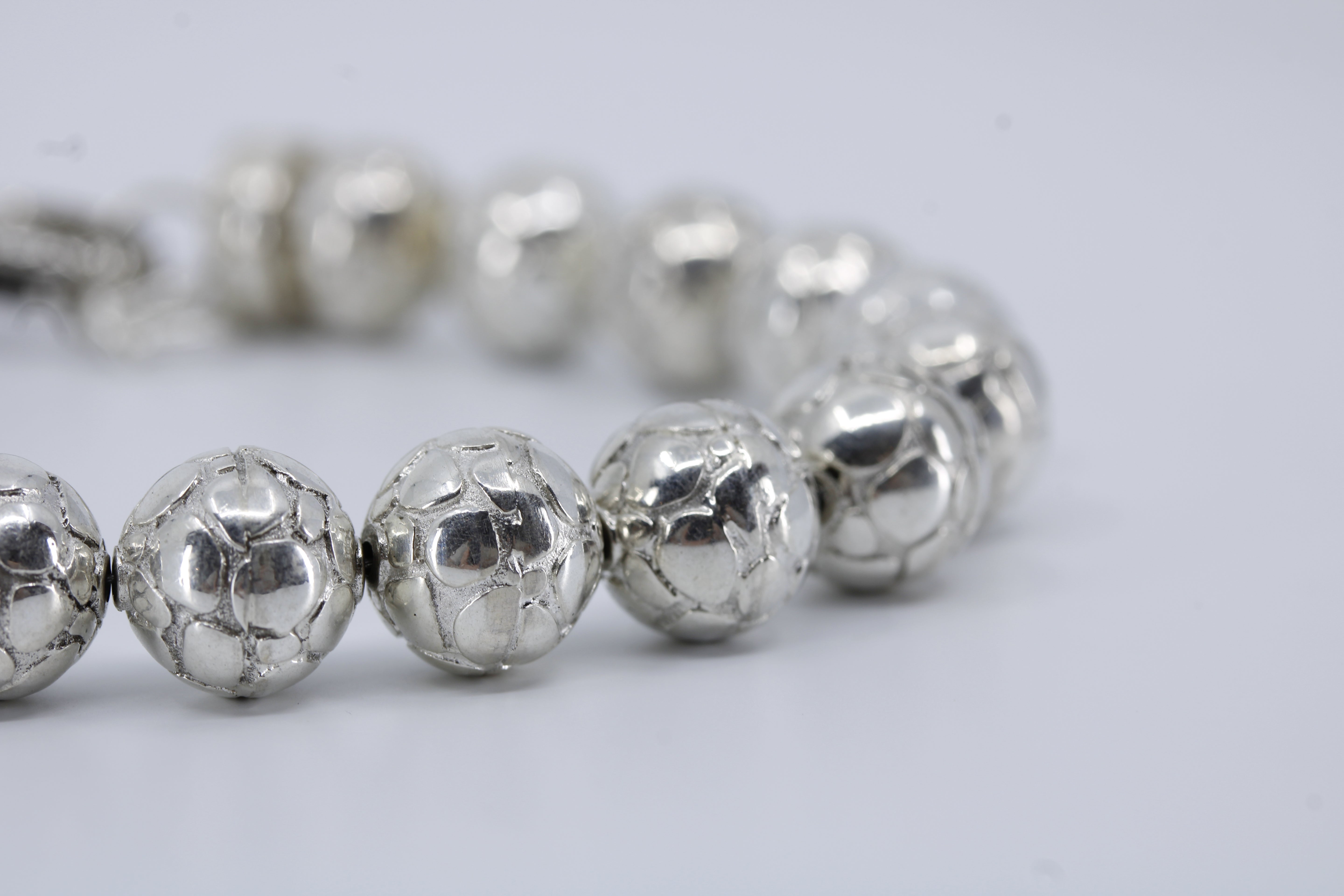 Monaco Polished Silver Bracelet