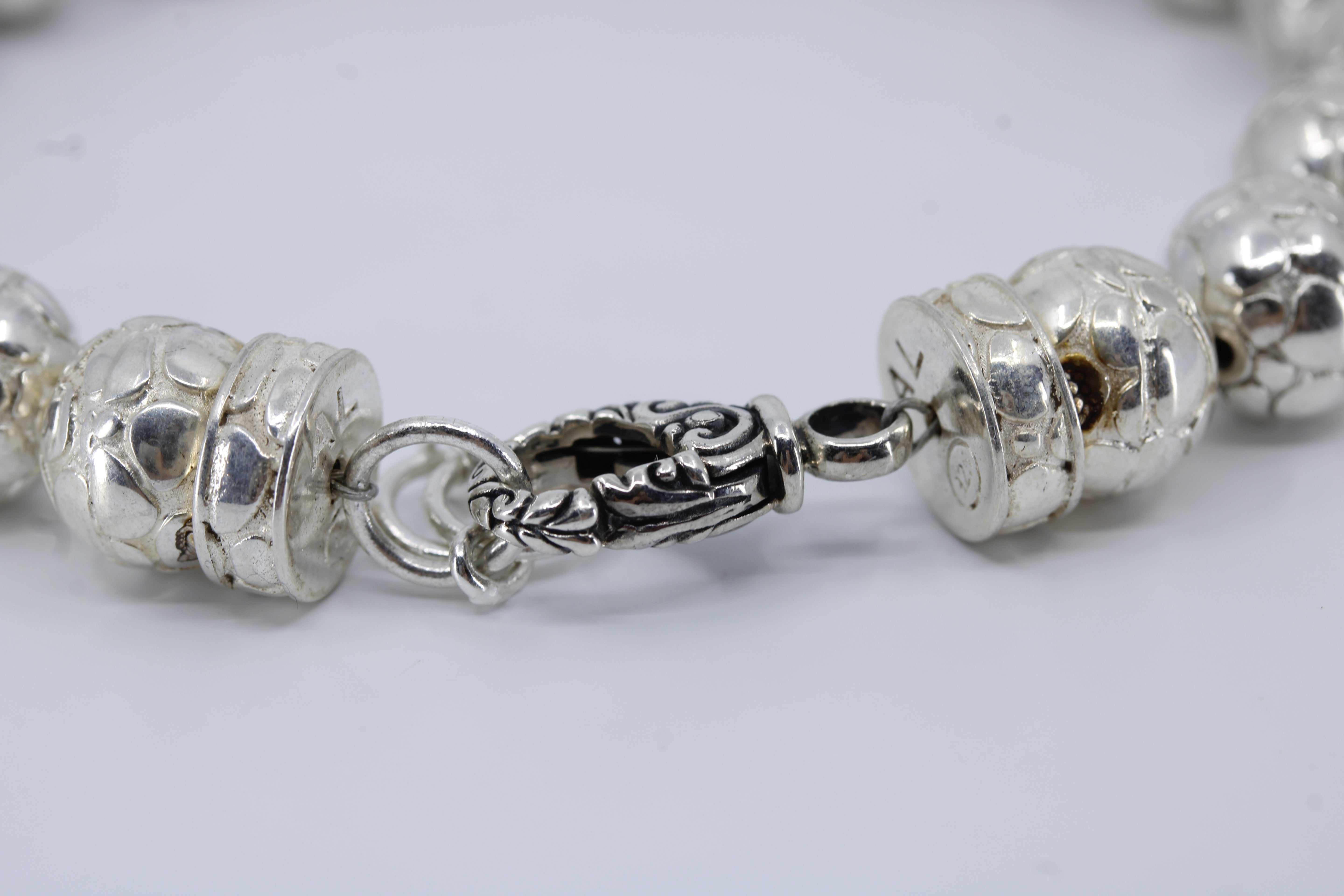 Monaco Polished Silver Bracelet