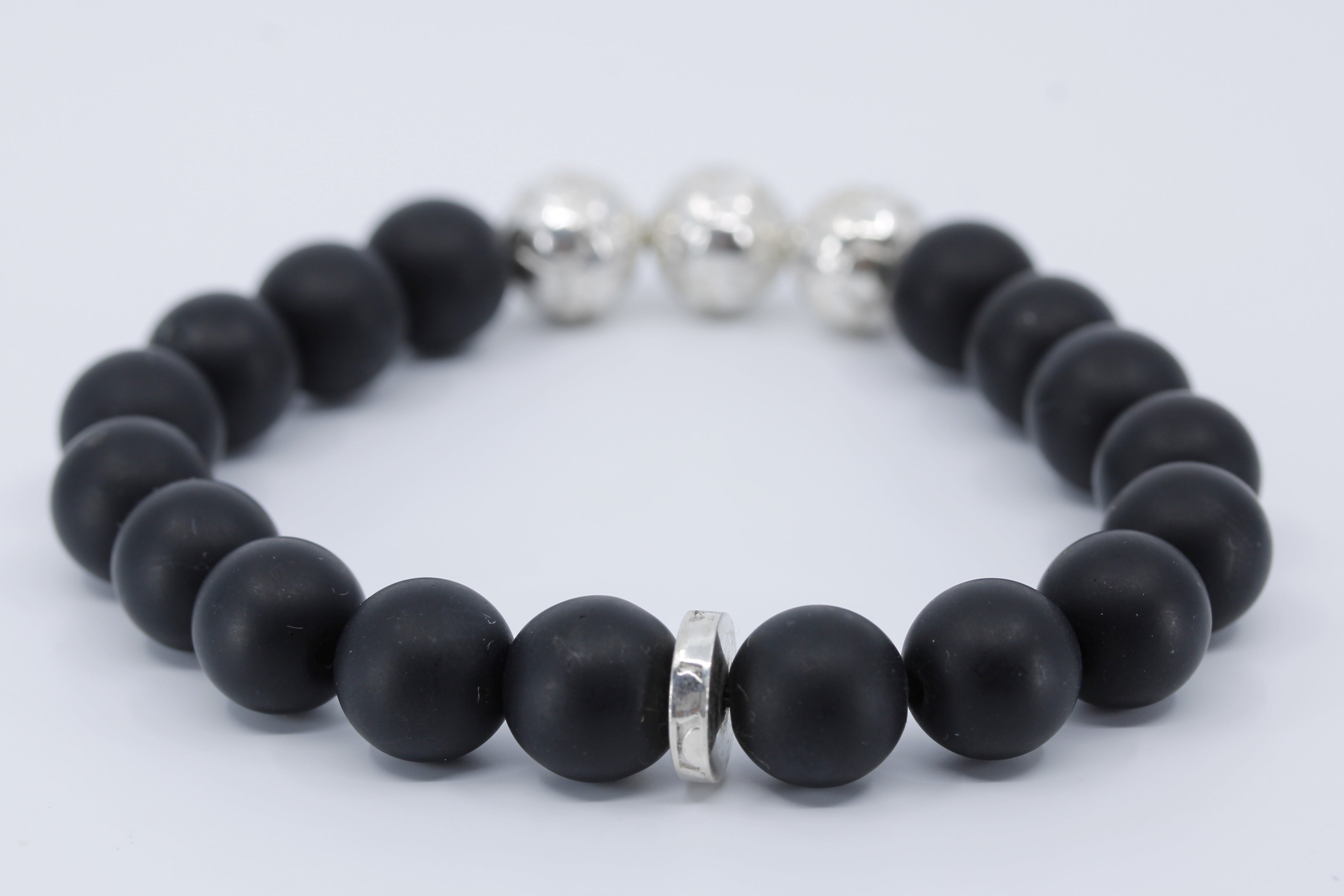 BOND Black Onyx Triple Bracelet