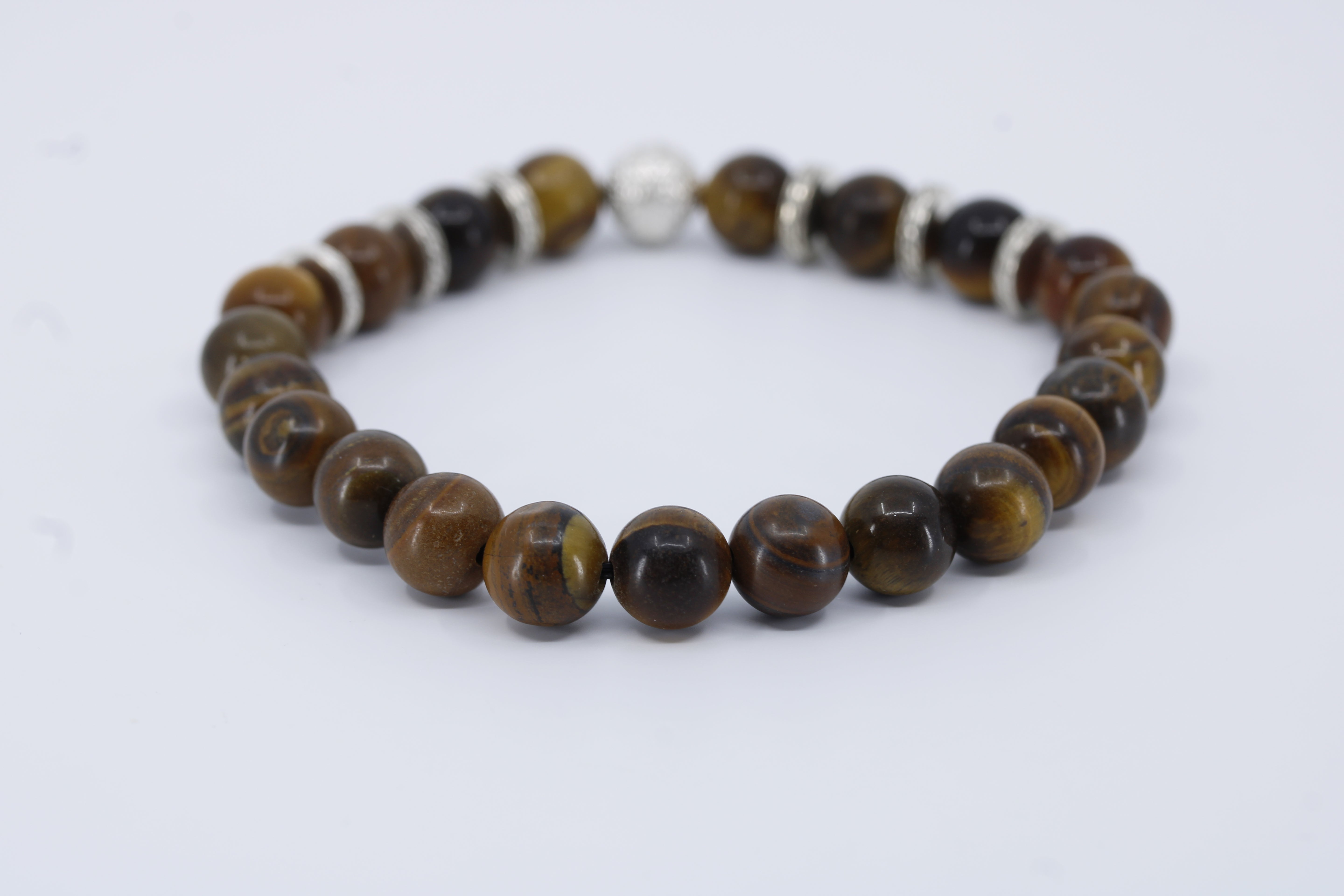 Monaco Tiger Eye Single Bracelet