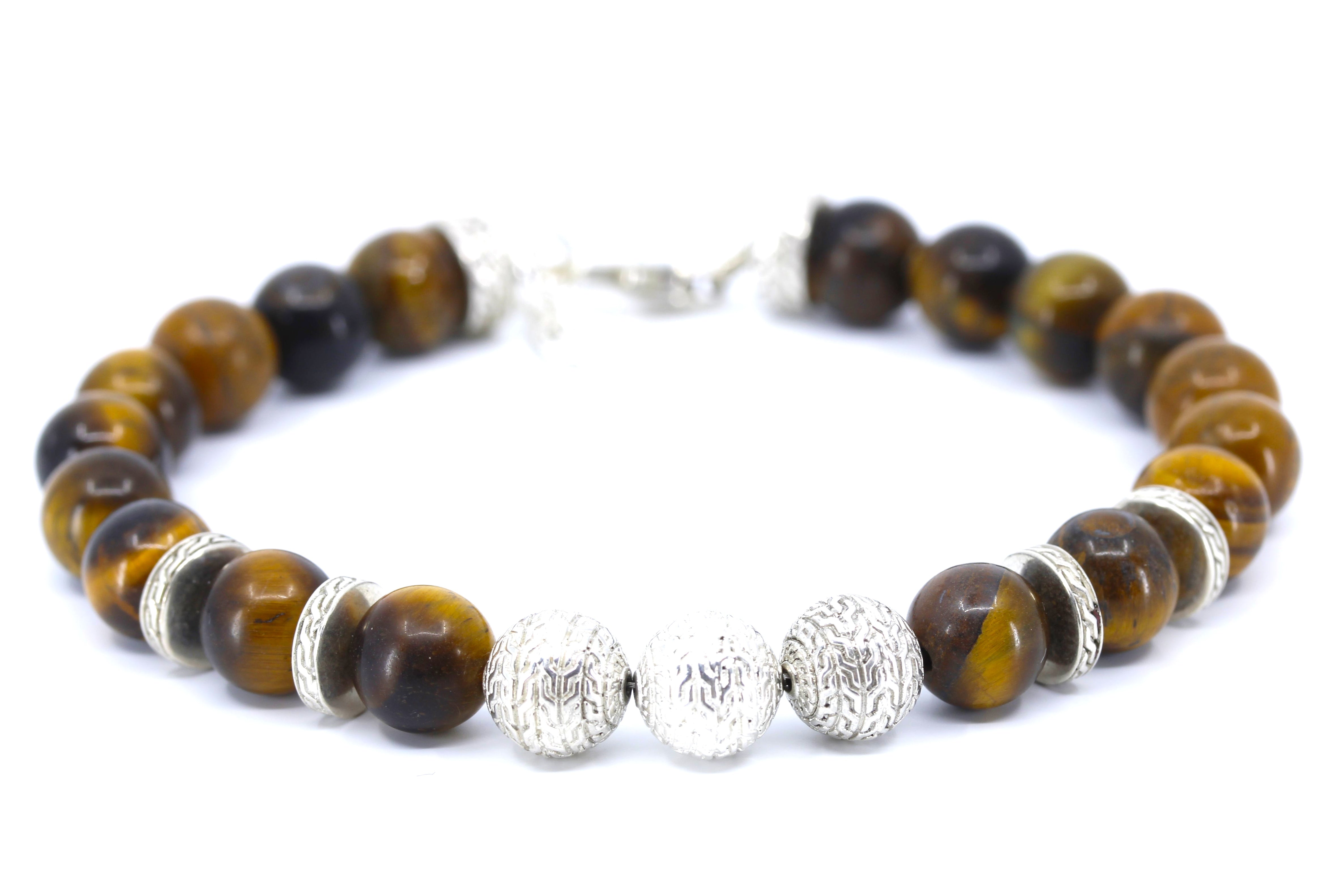 BOND Tiger Eye Mixed Triple Bracelet