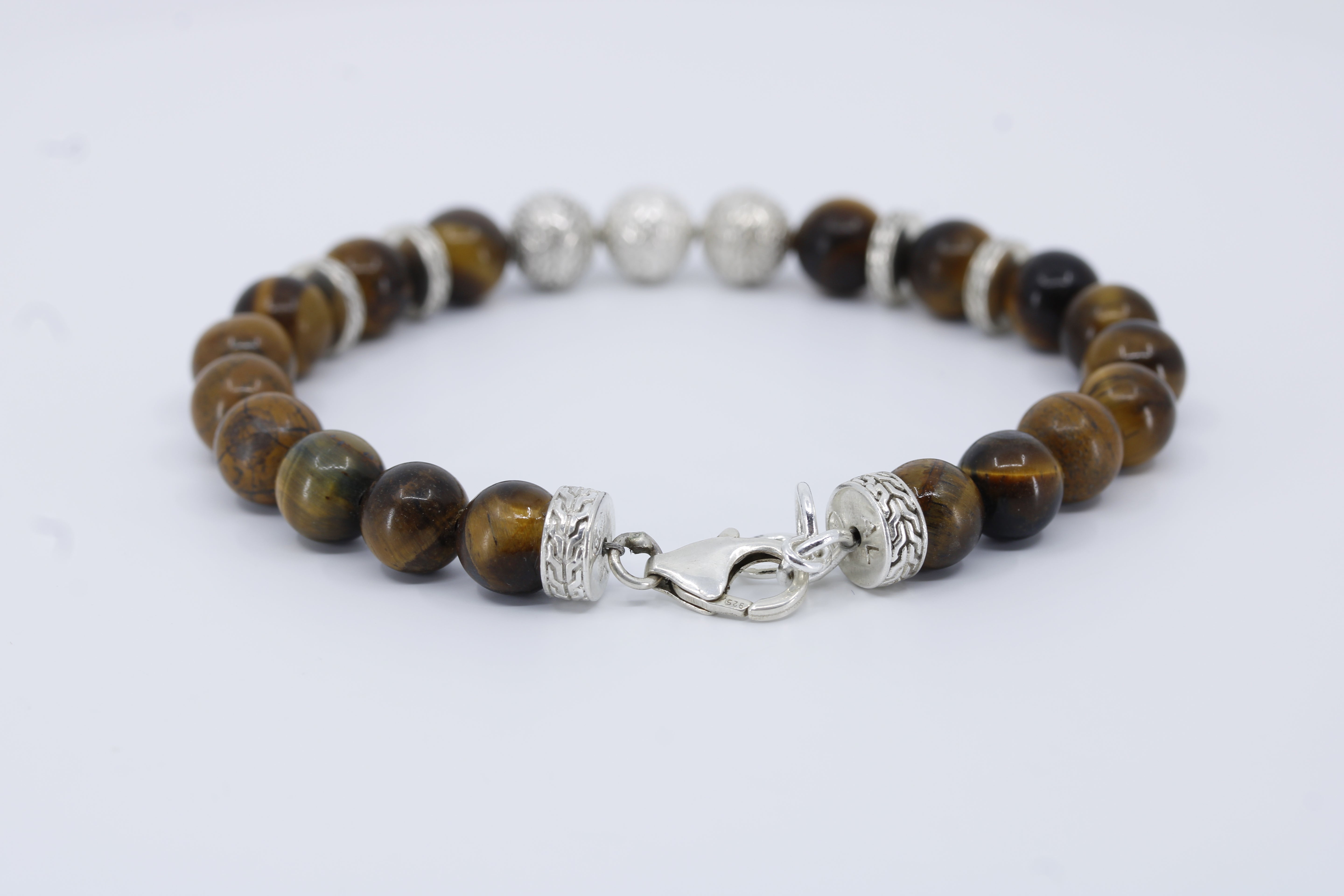 Monaco Tiger Eye Mixed Triple Bracelet