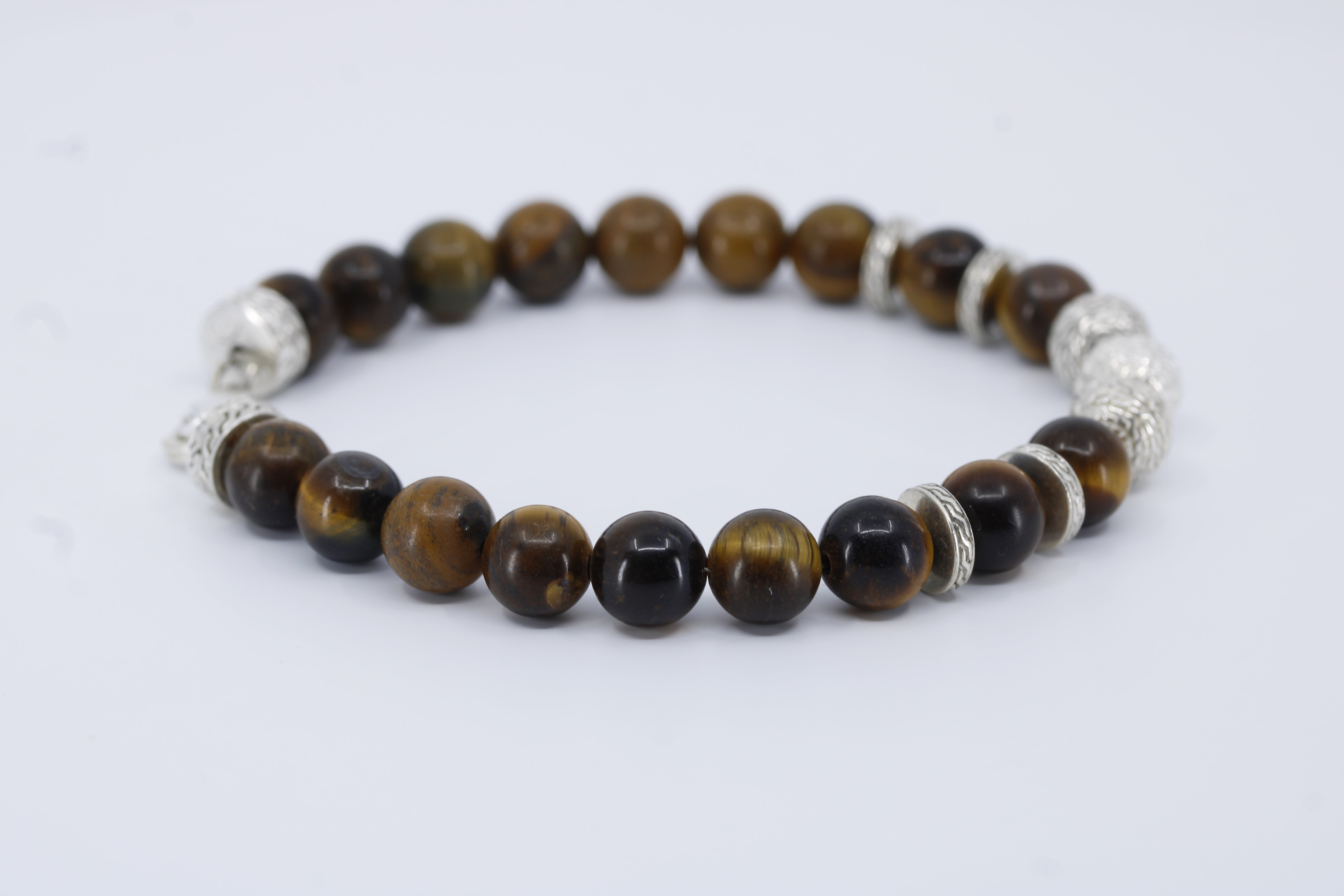 Monaco Tiger Eye Mixed Triple Bracelet