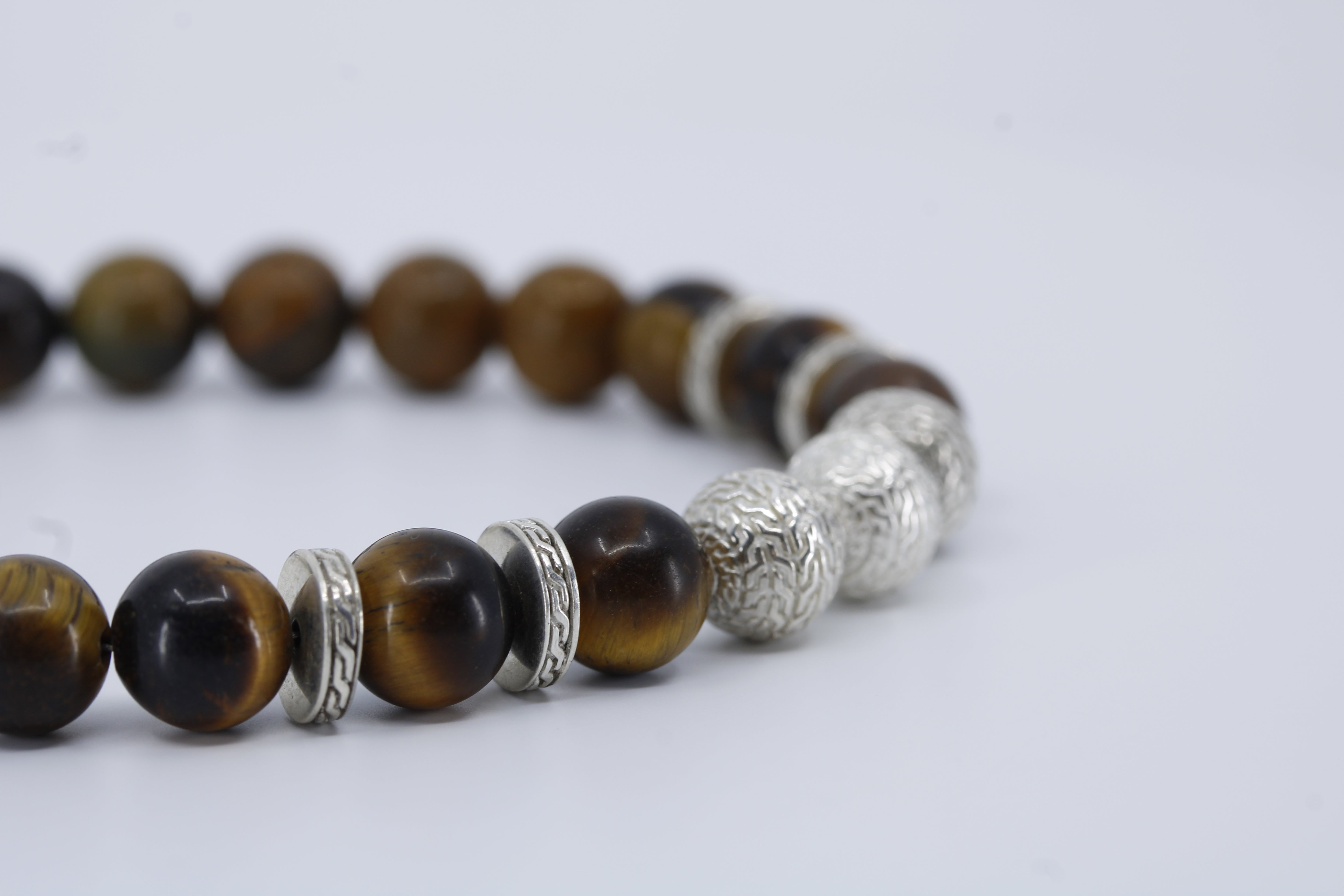 Monaco Tiger Eye Mixed Triple Bracelet