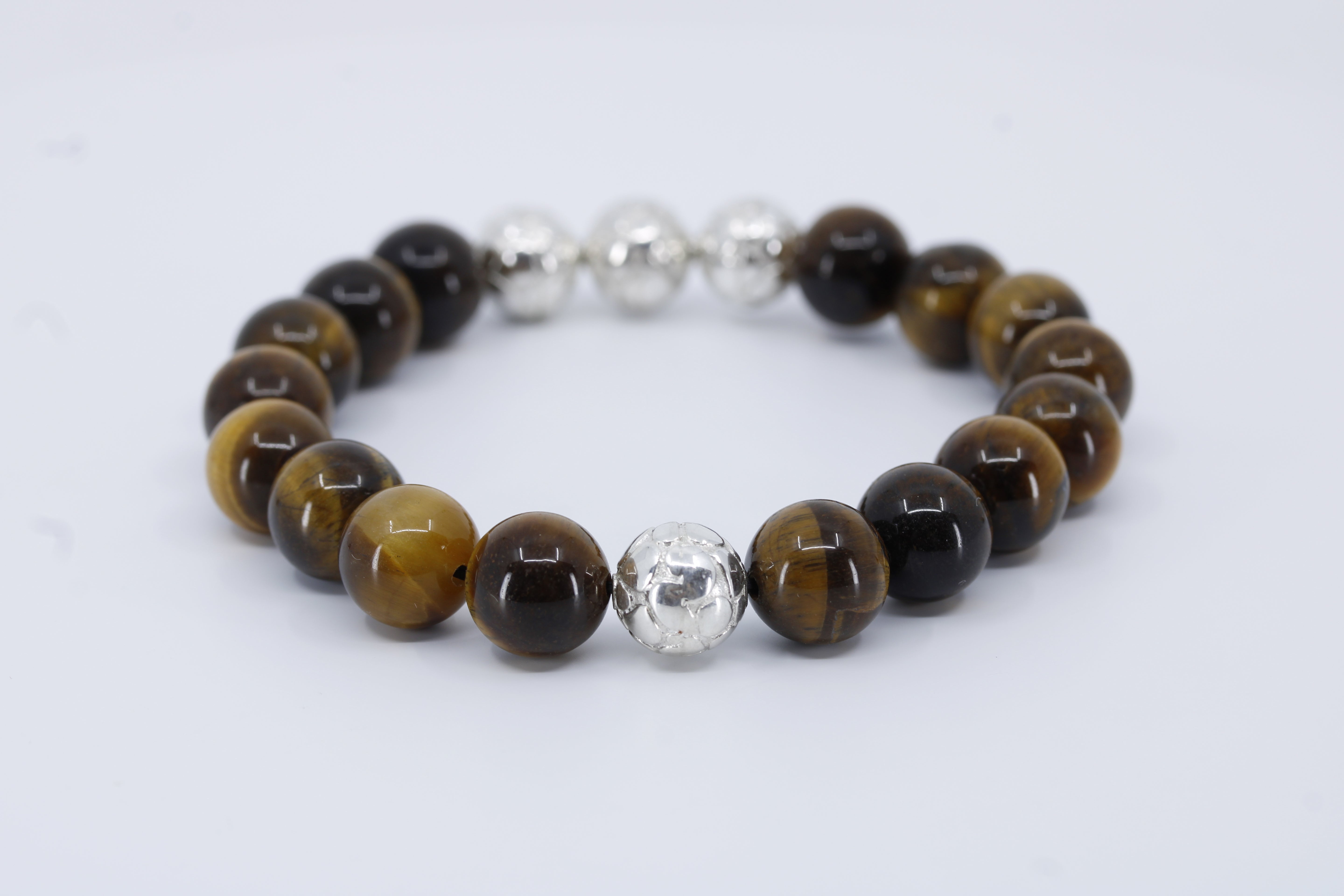 Monaco Tiger Eye Triple Bracelet