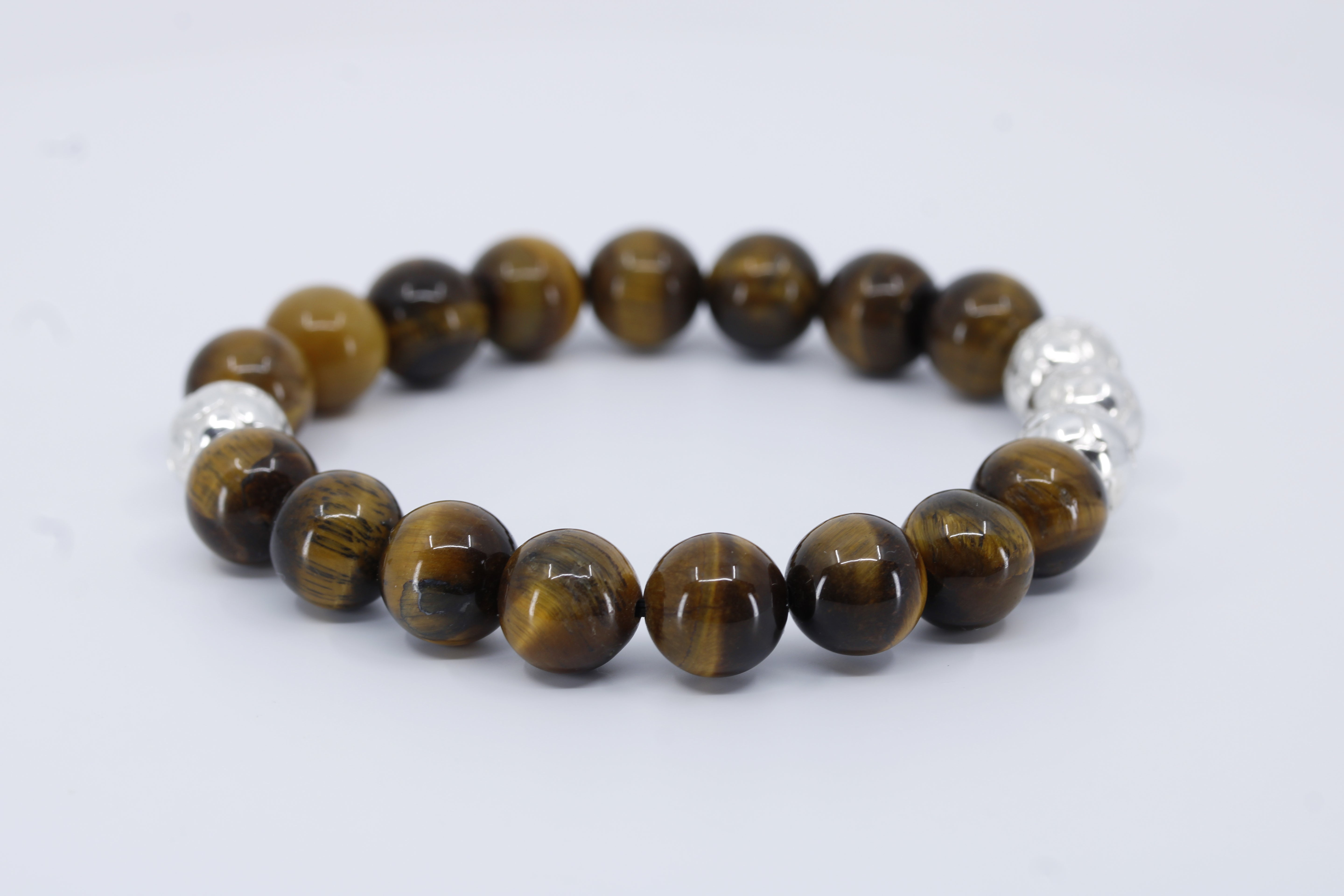 Monaco Tiger Eye Triple Bracelet