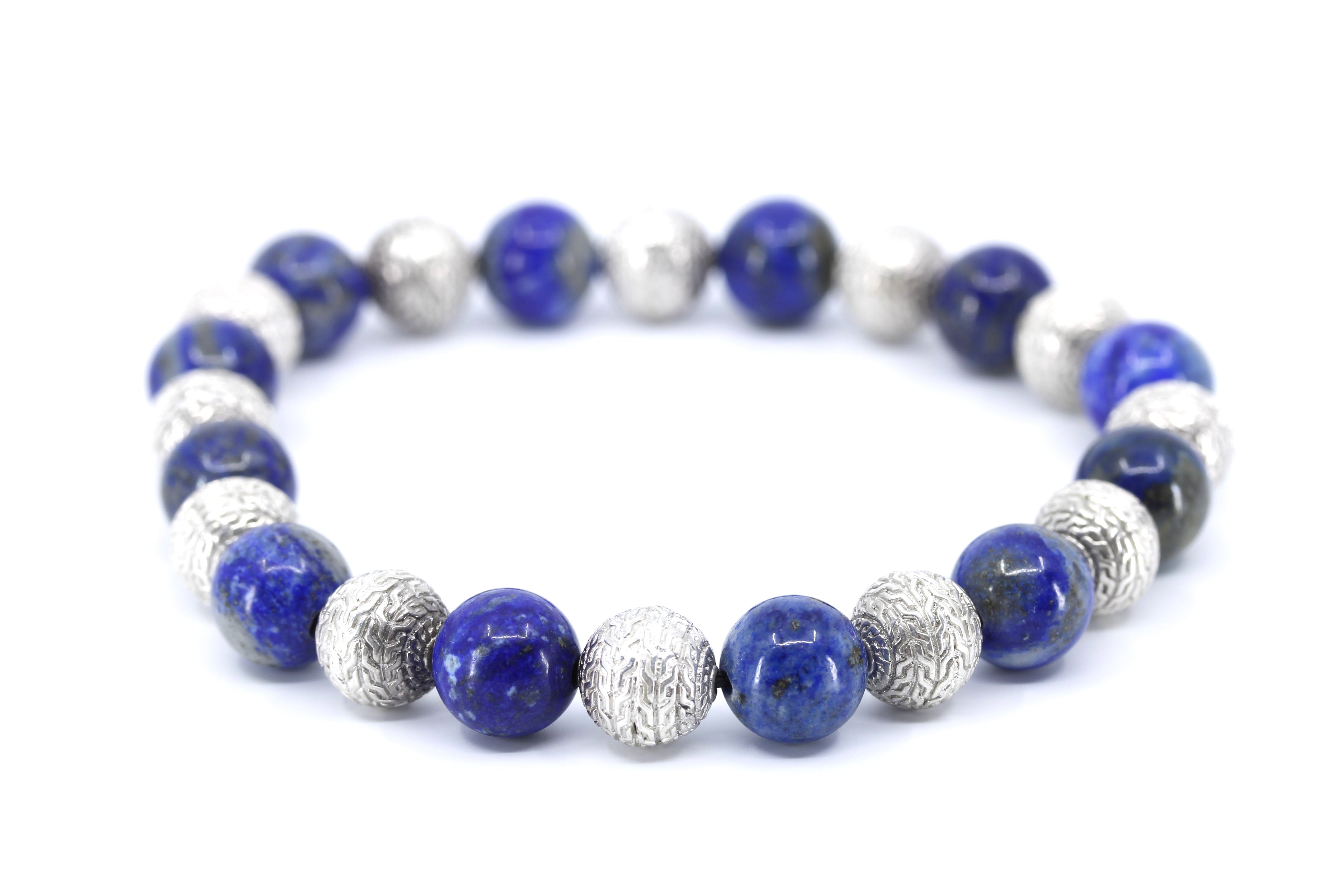 BOND Lapis Silver Mix Bracelet