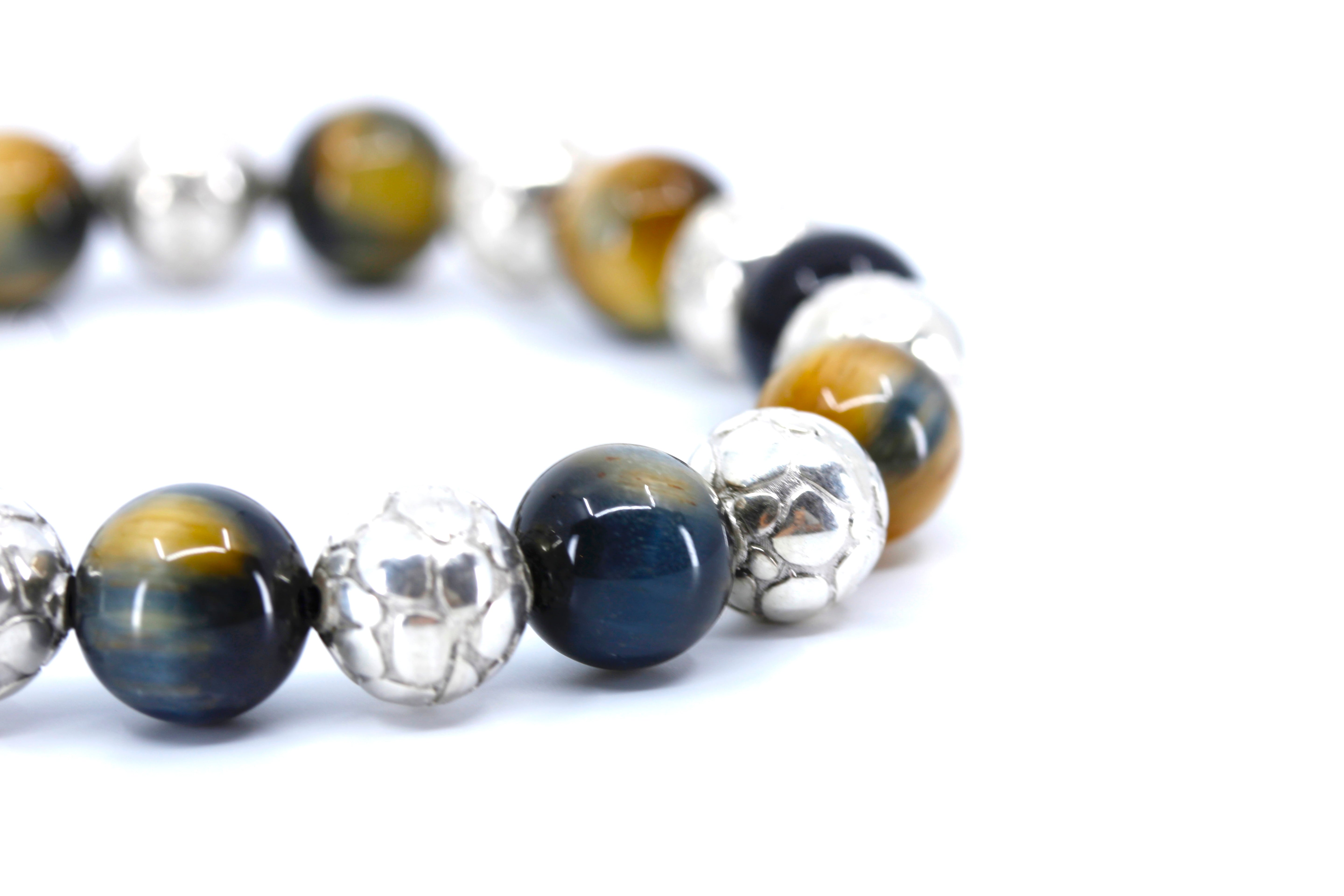 BOND Alternating Tiger Eye Bracelet