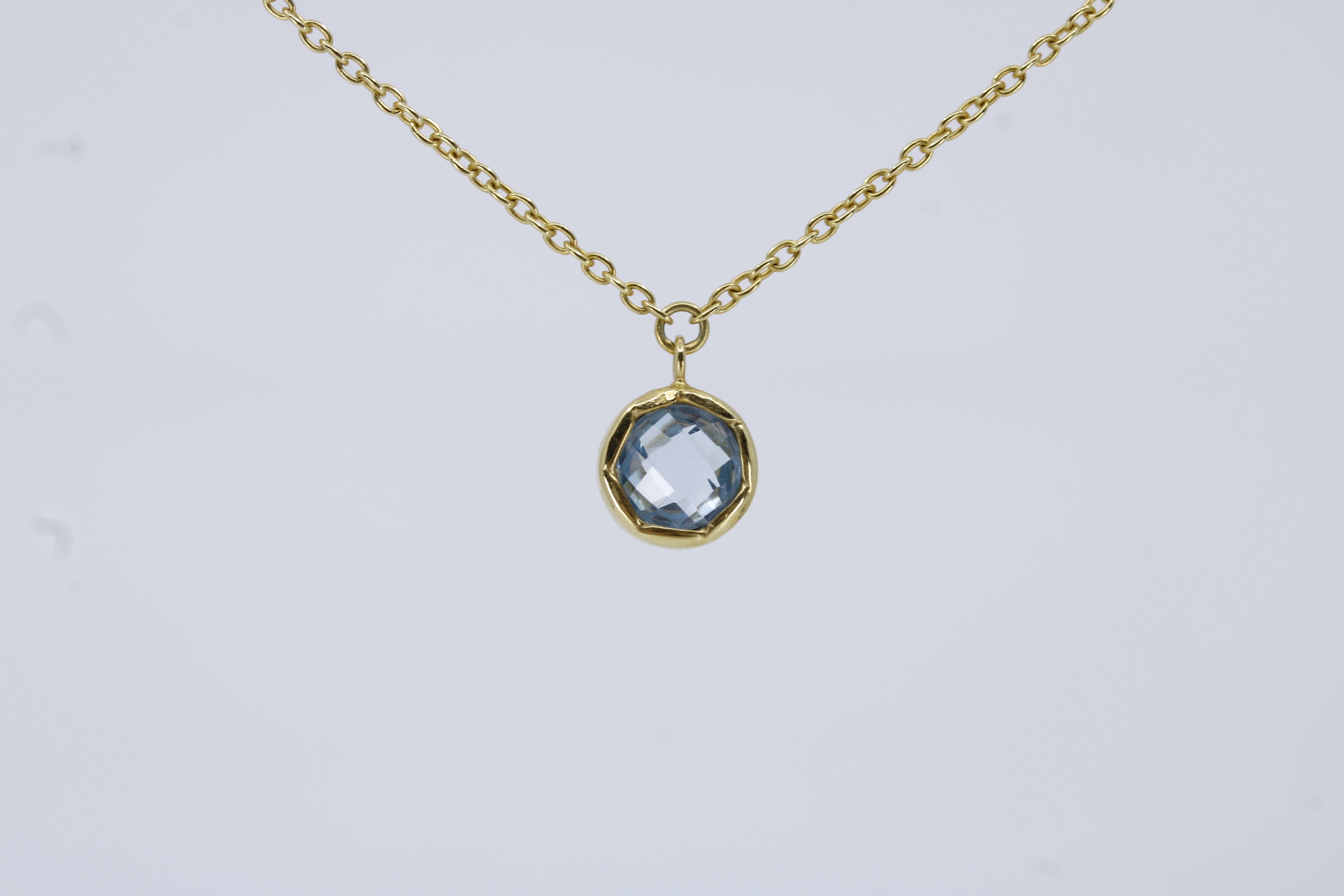 Luce Single-Stone Drop Necklace