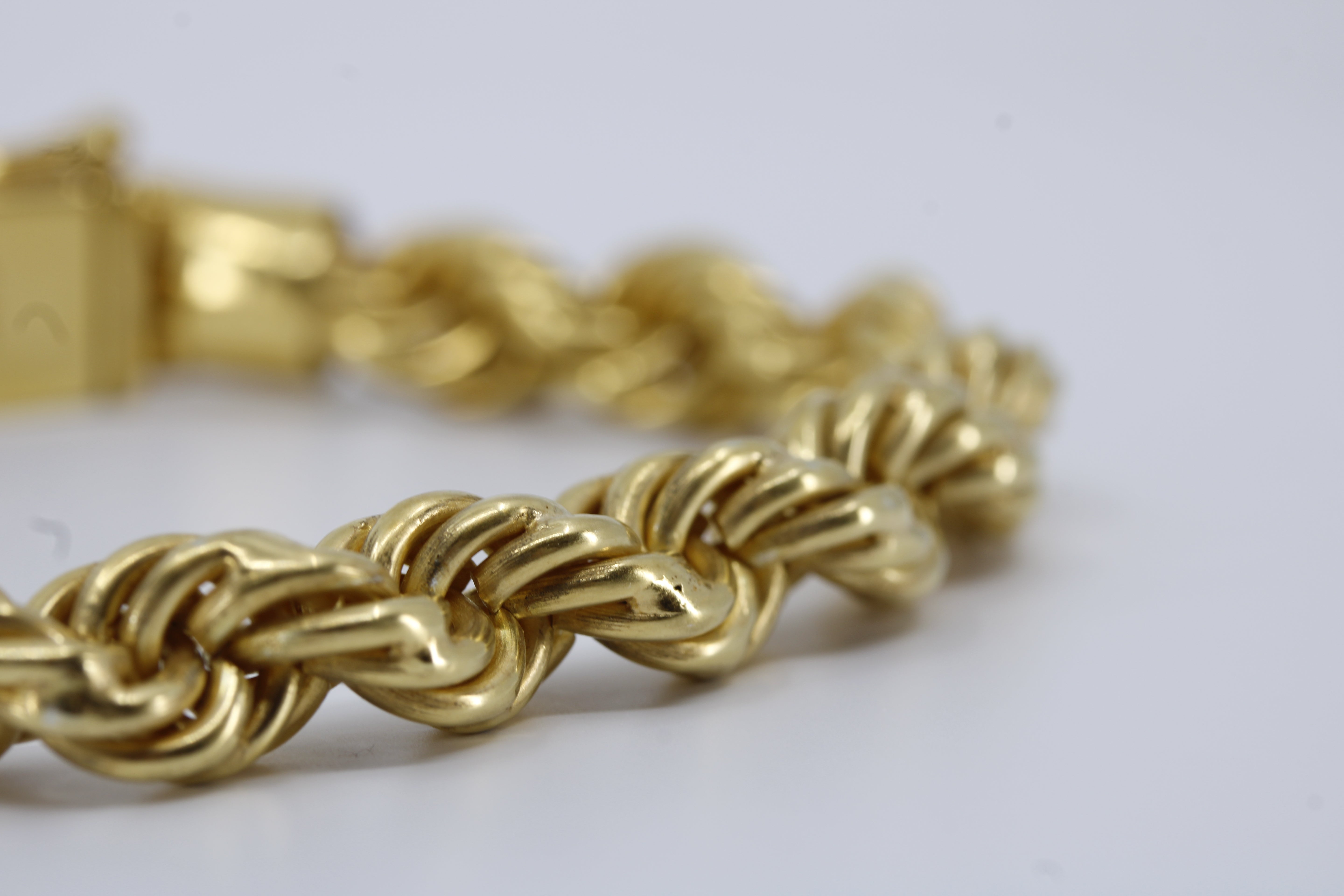 Casa Bali 18K Gold Vermeil Classic Rope Chain Bracelet