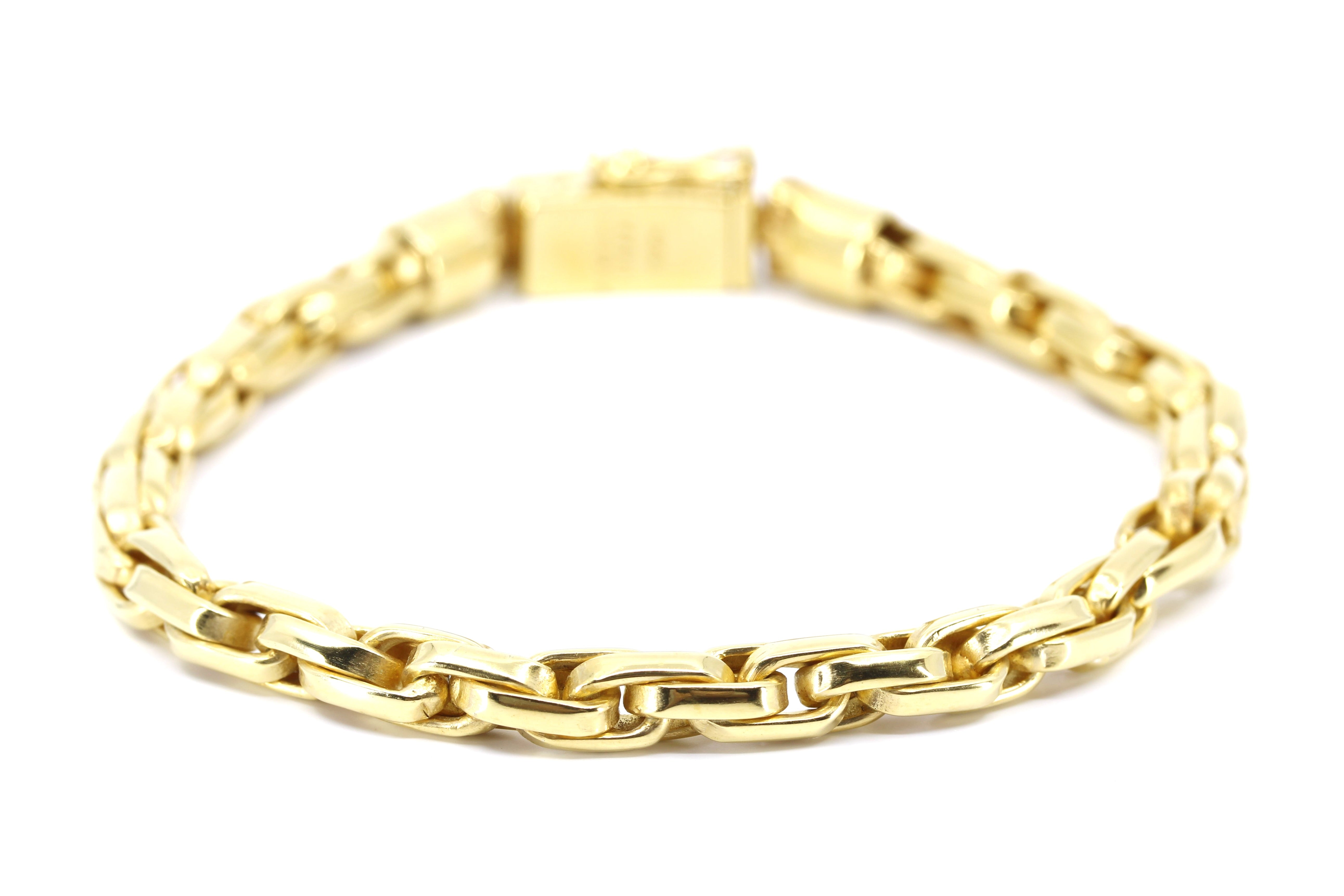 DALILA 18K Gold Vermeil King's Link Chain Bracelet