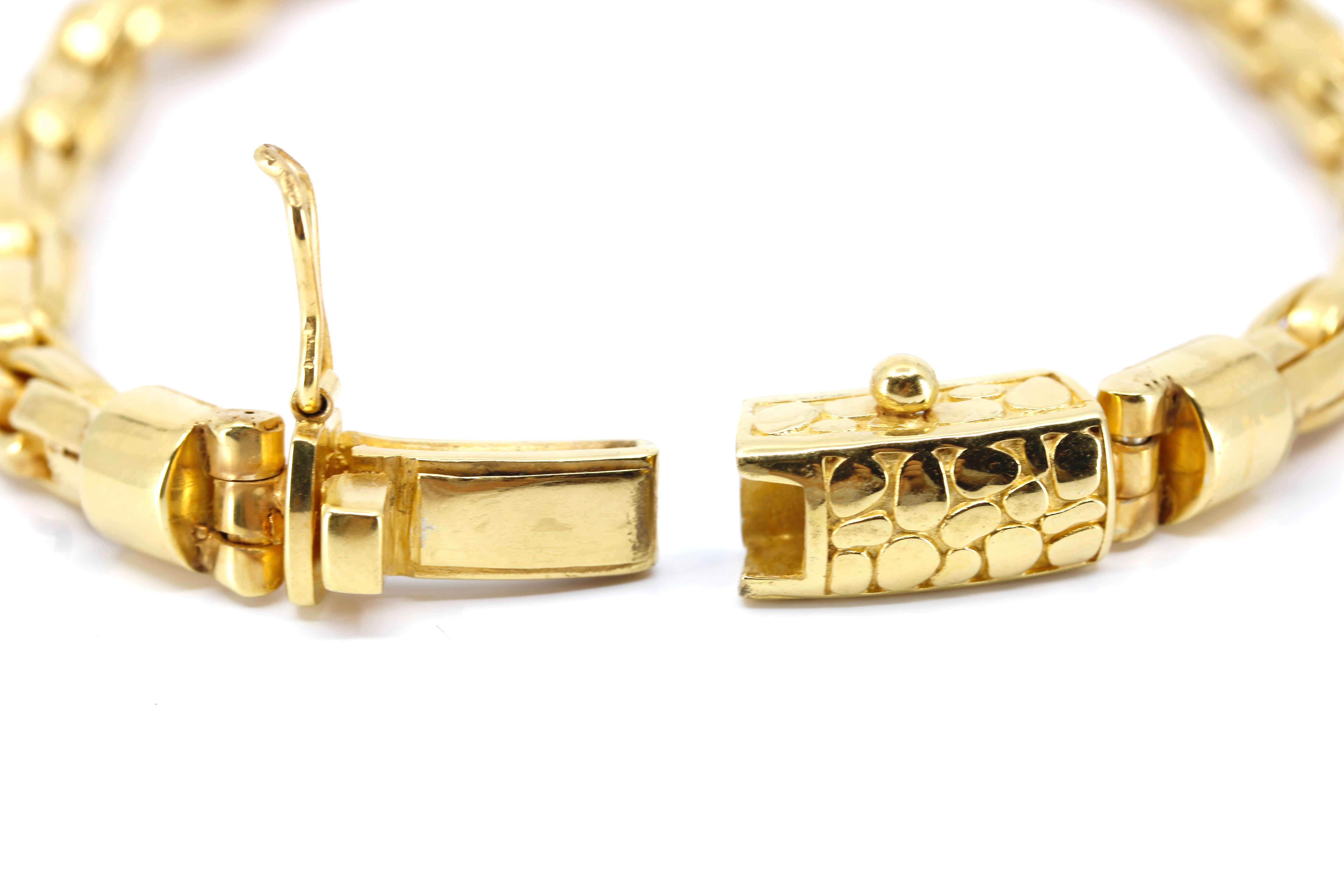 DALILA 18K Gold Vermeil King's Link Chain Bracelet