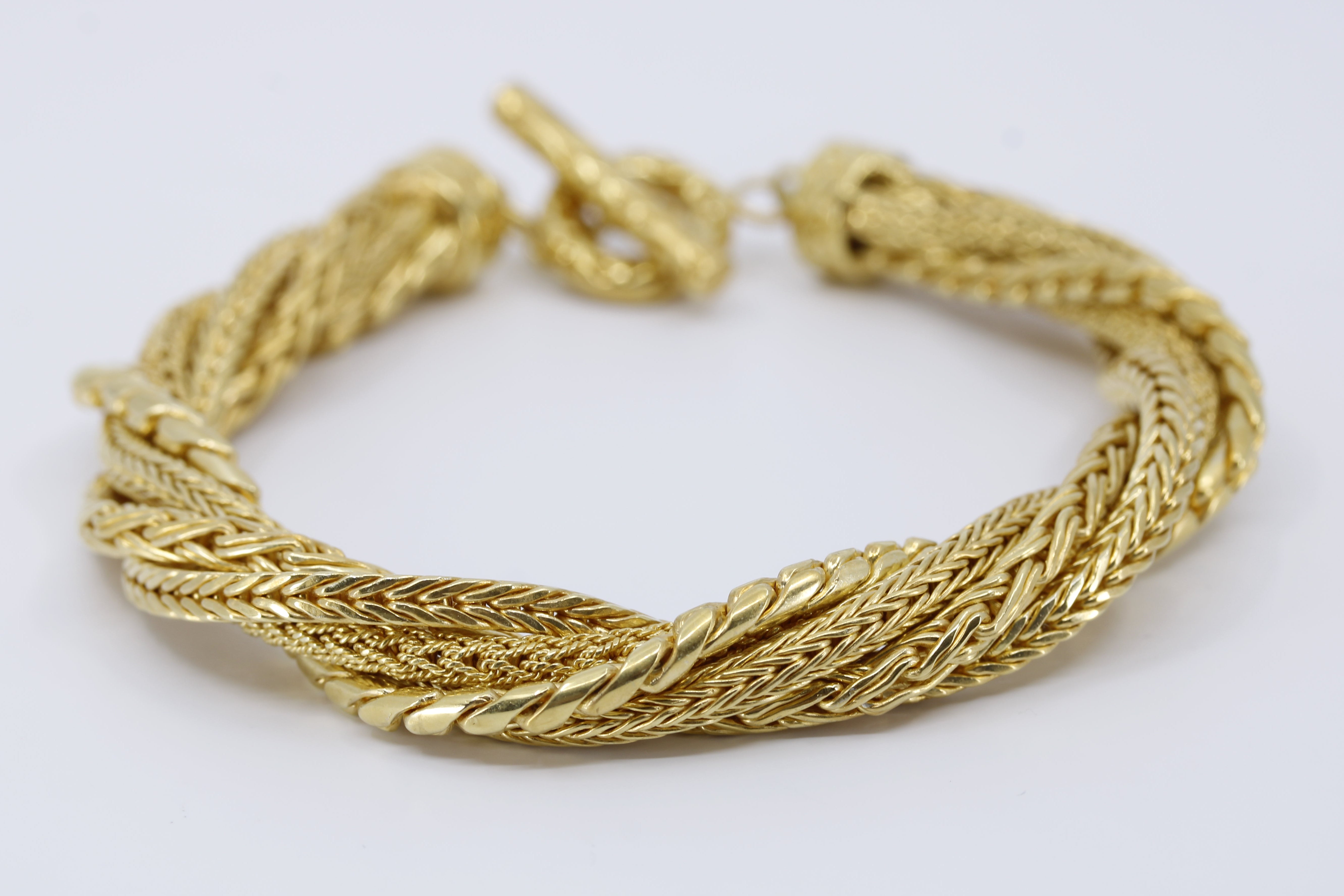 DALILA Rope Bracelet with Toggle Closure