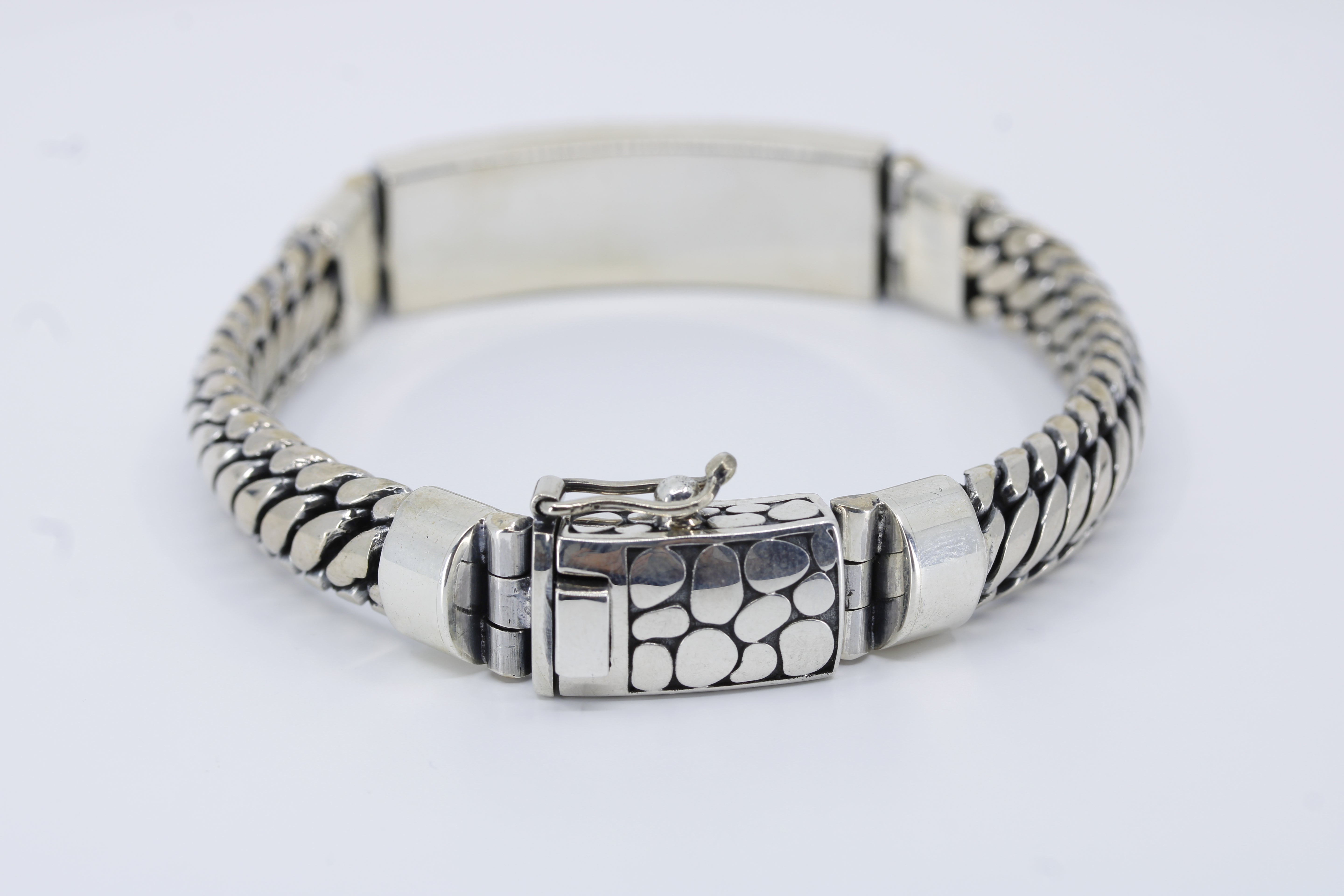 Casa Bali Woven Chain Bar Bracelet