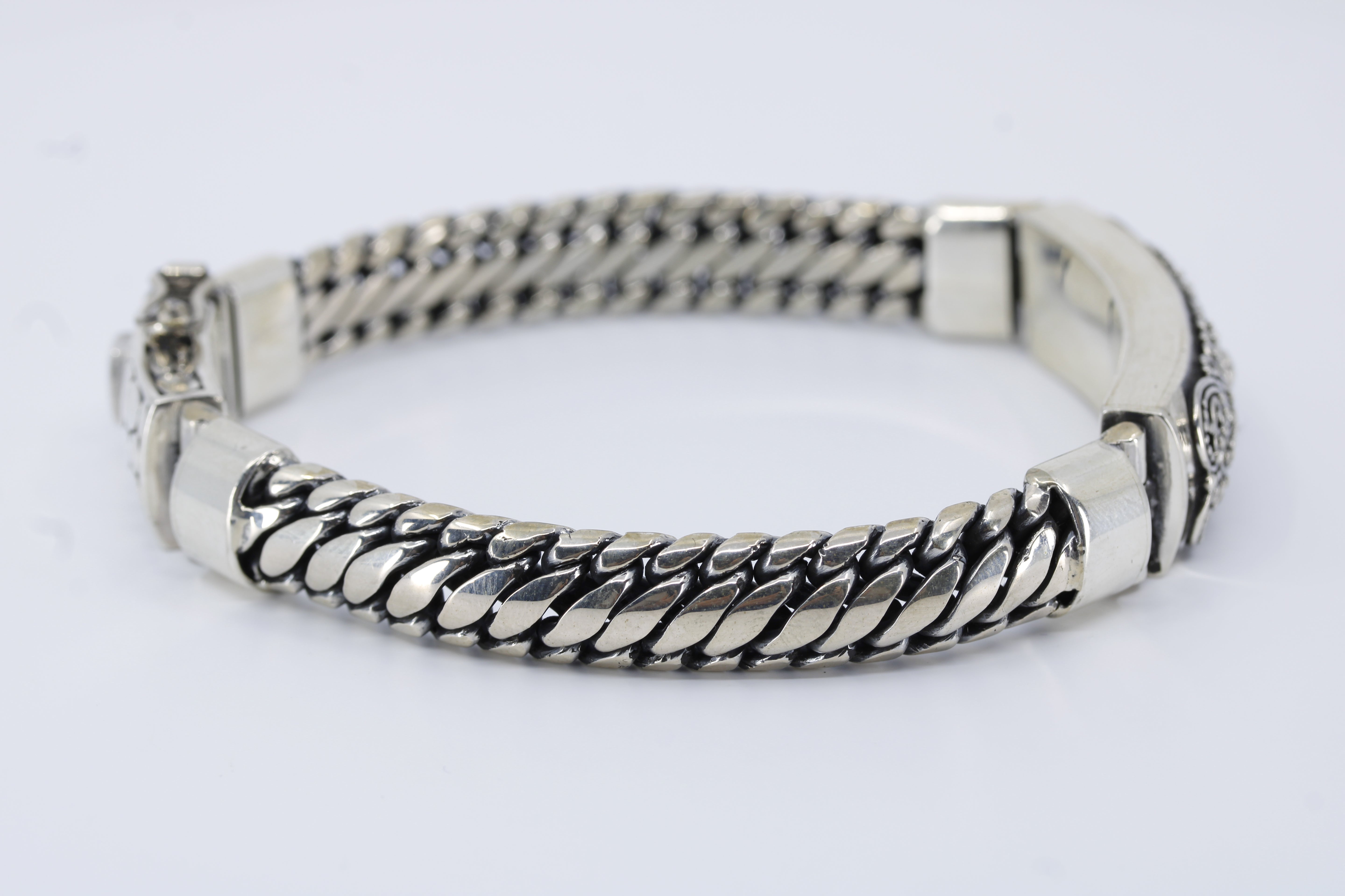Casa Bali Woven Chain Bar Bracelet