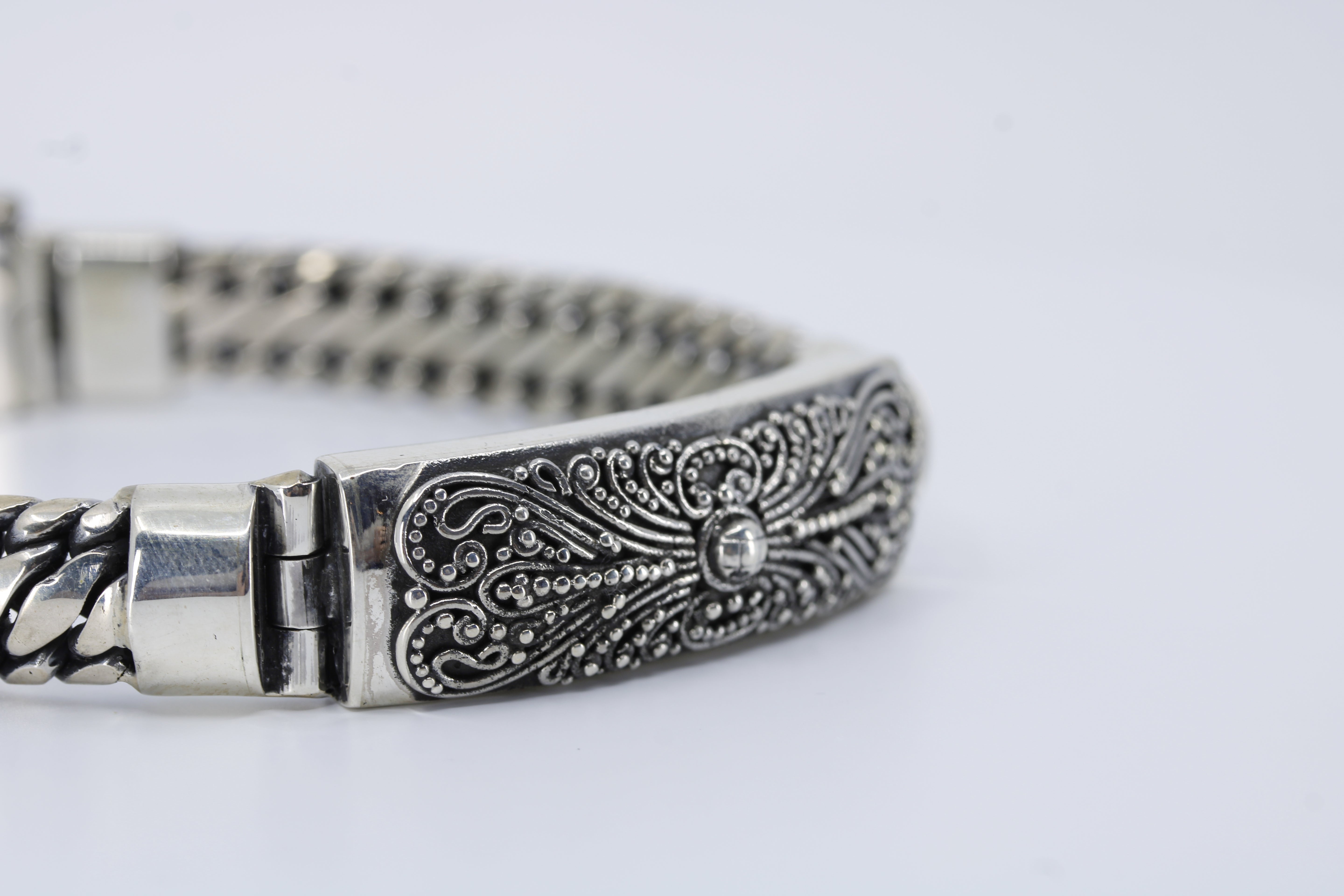 Casa Bali Woven Chain Bar Bracelet