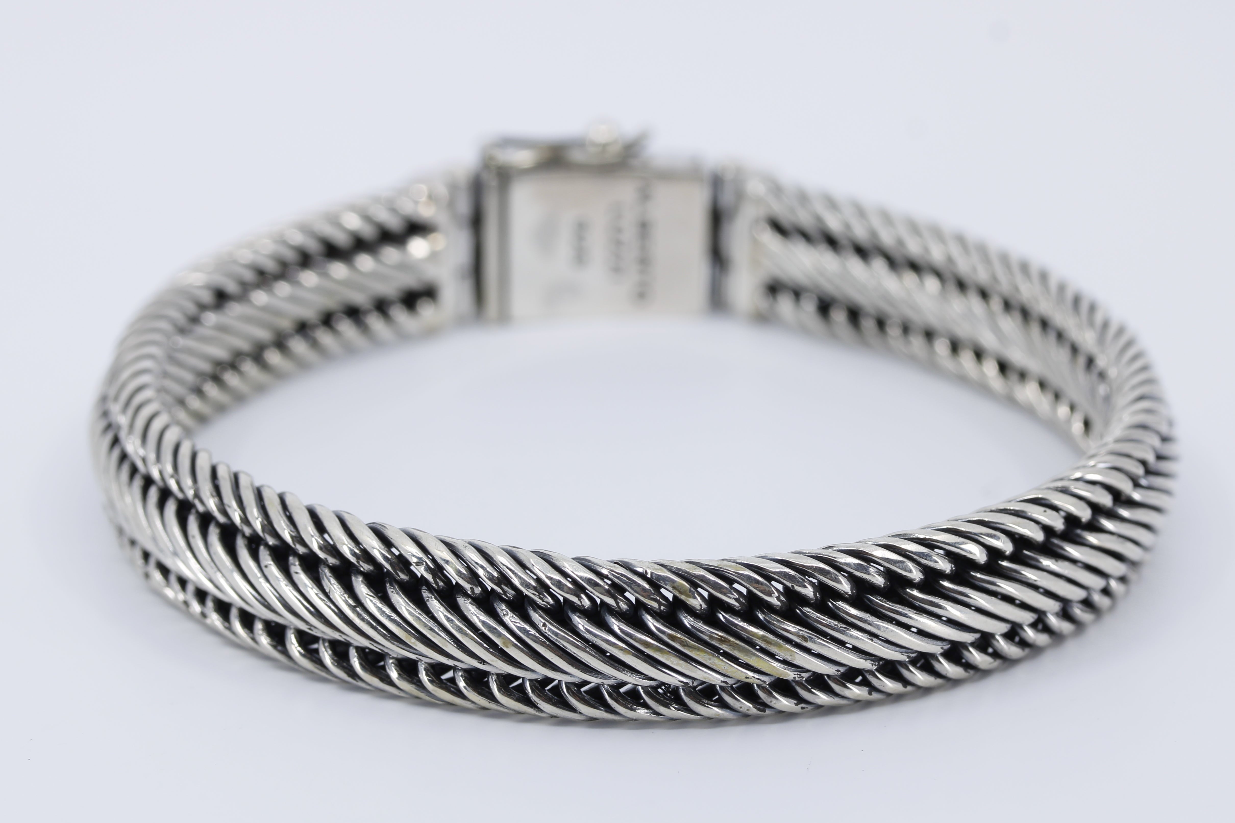 DALILA Braided Wheat Link Bracelet