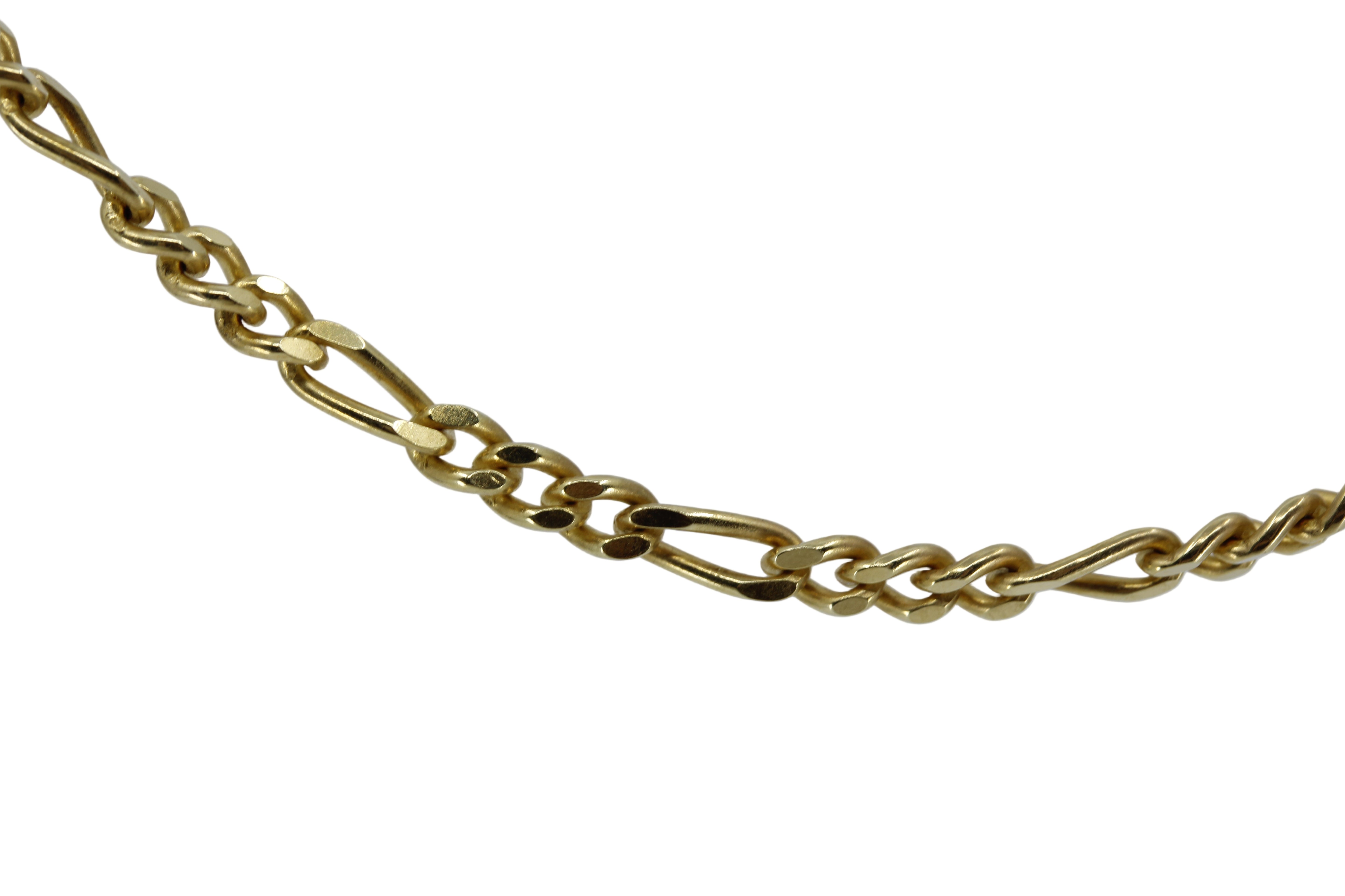 ESSENZA 18K Gold Vermeil Figaro Chain Necklace