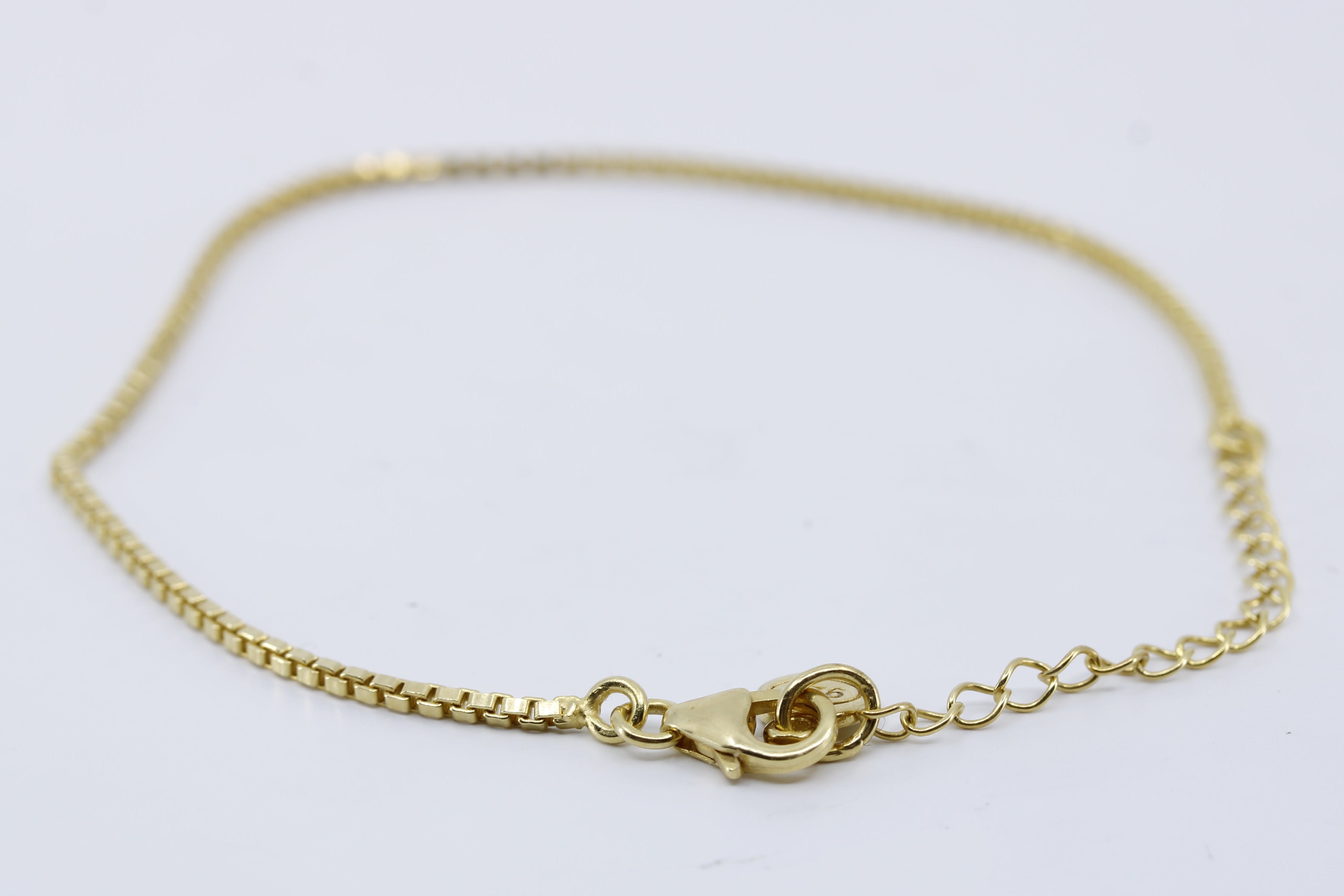 ESSENZA 18K Gold Vermeil Box Chain Bracelet