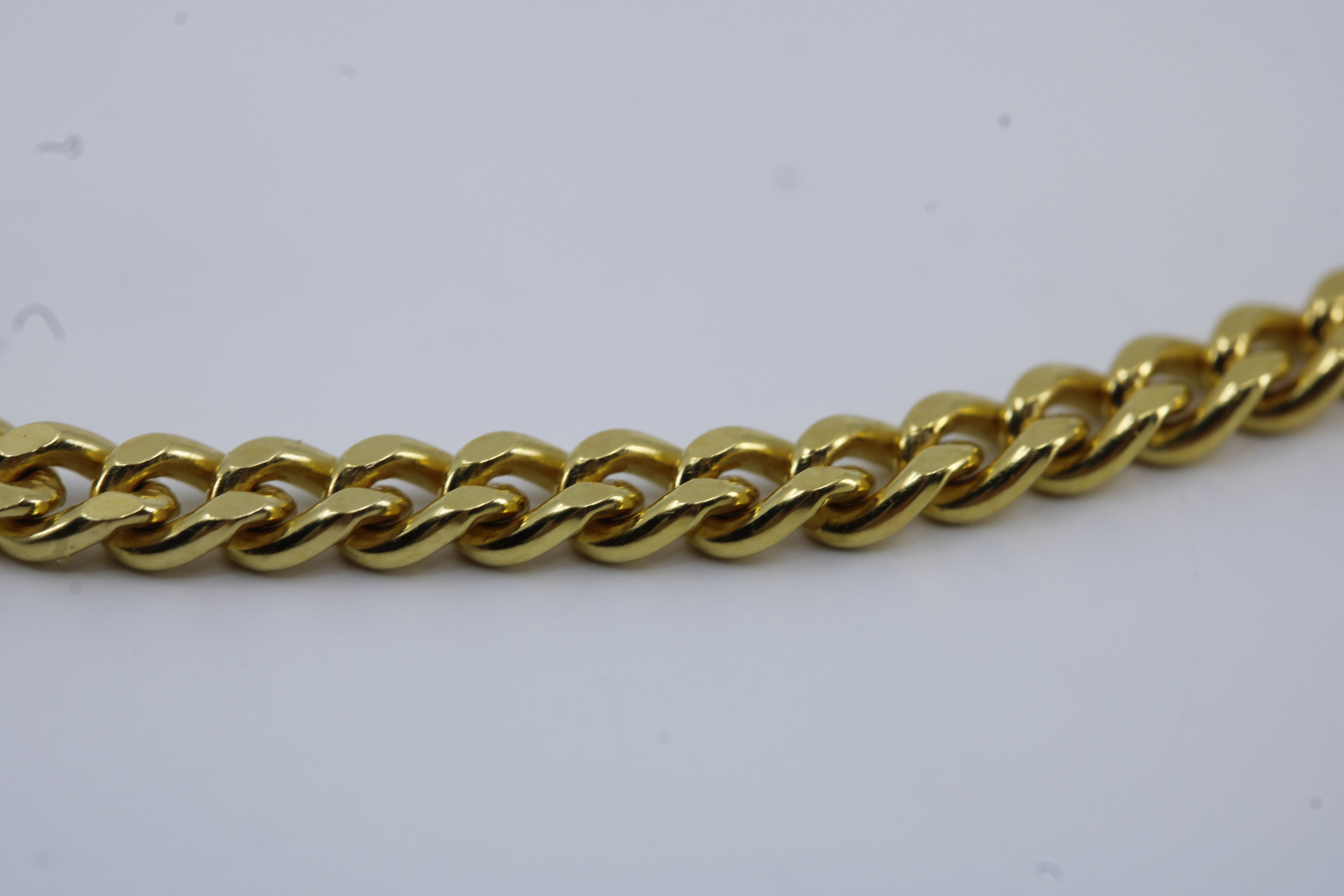 Linea 18K Gold Vermeil Slim Curb Chain Bracelet