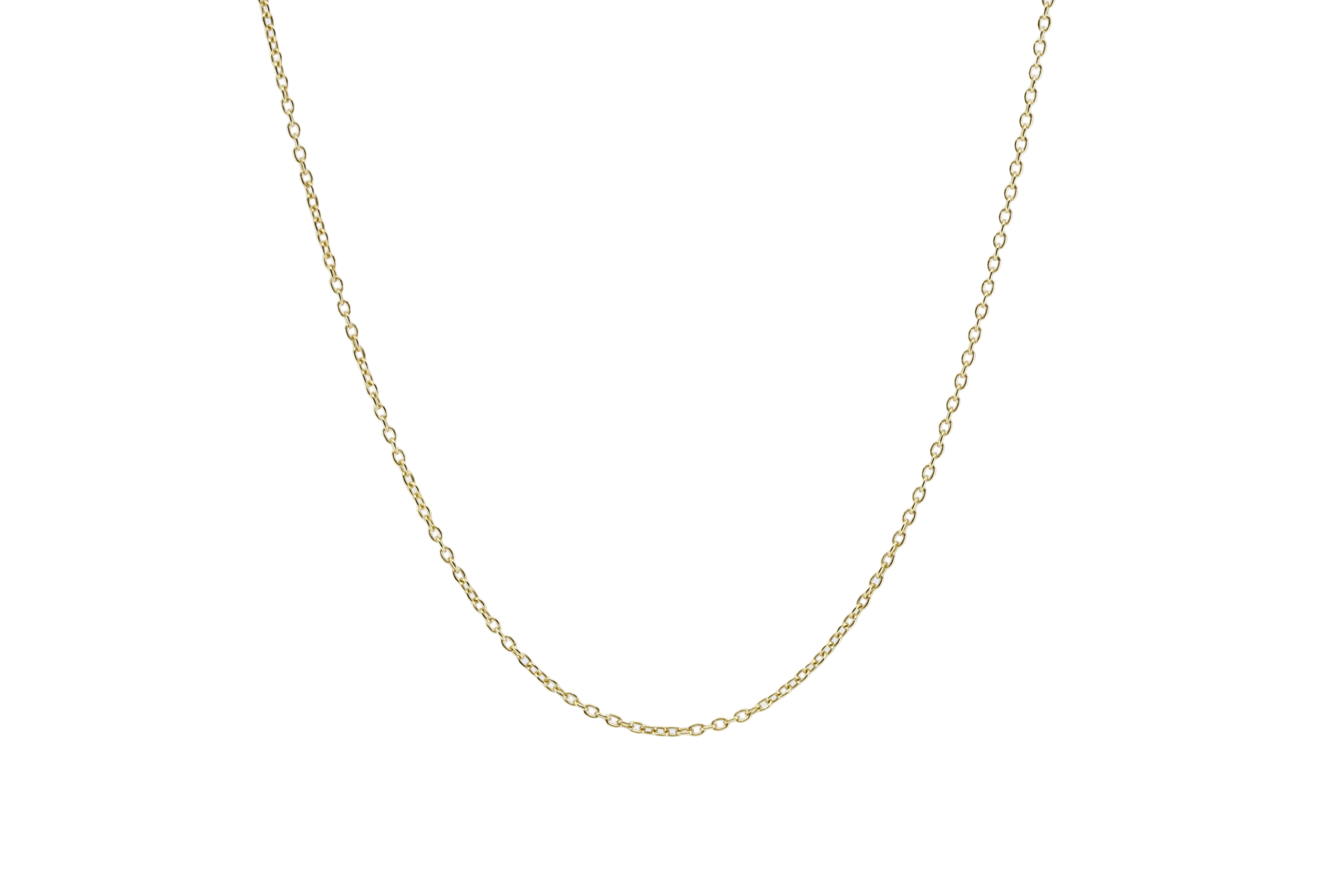ESSENZA 18K Gold Vermeil Fine Cable Chain Necklace
