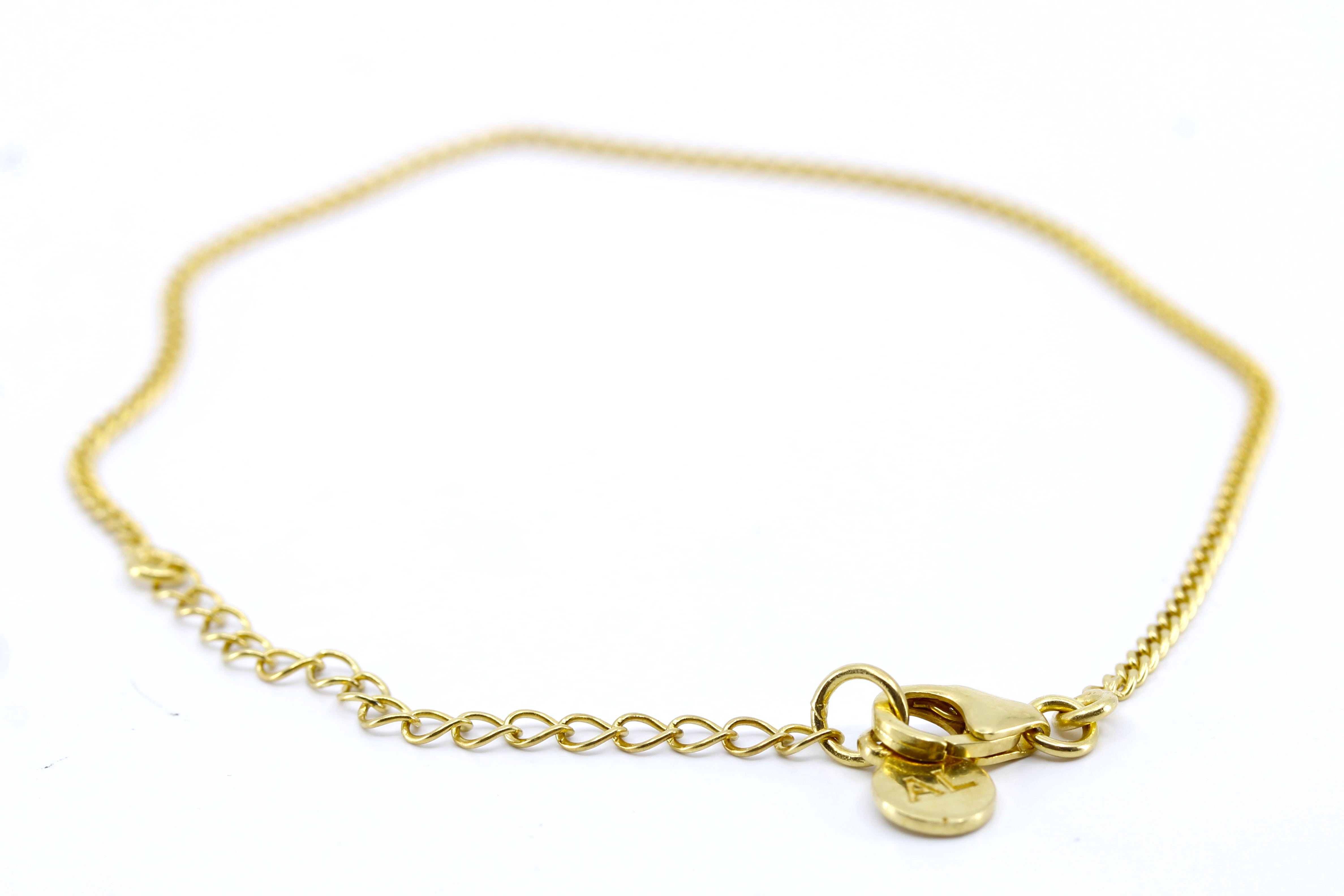ESSENZA 18K Gold Vermeil Thin Curb Chain Bracelet