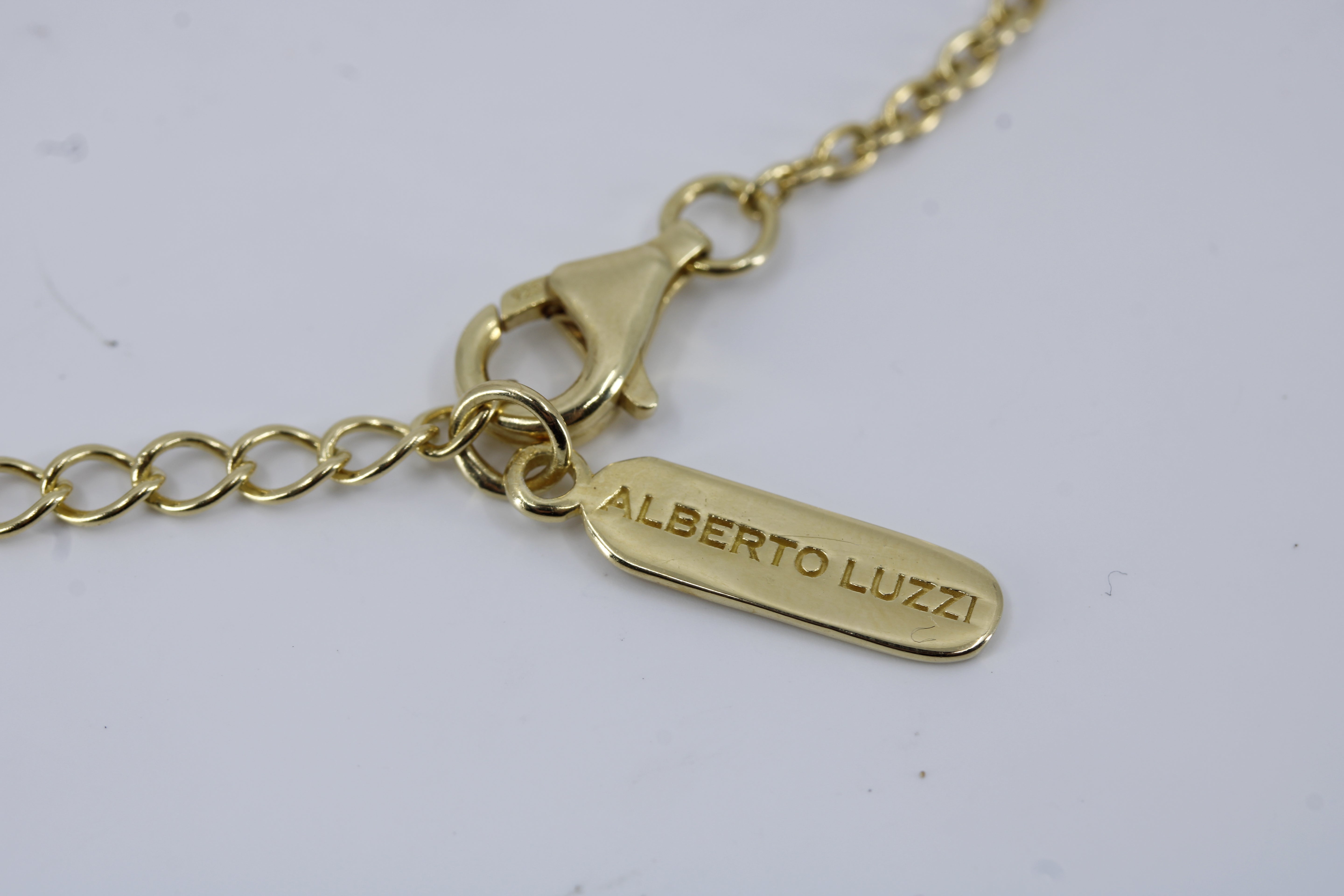 Il Gattopardo 18K Gold Vermeil Bold Station Bracelet with Blue Topaz