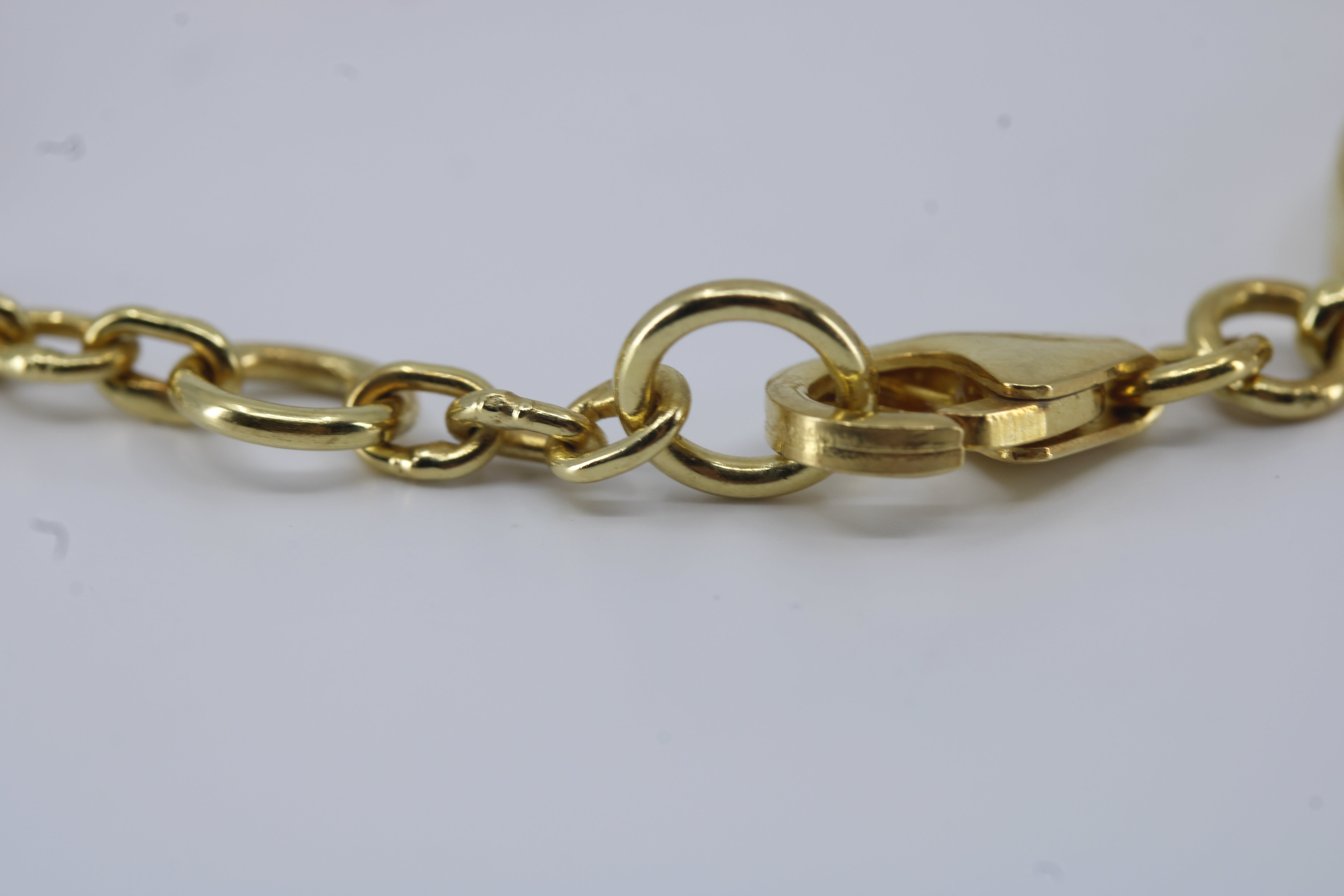 Dune 18K Gold Vermeil Statement Link Bracelet with Kyanite