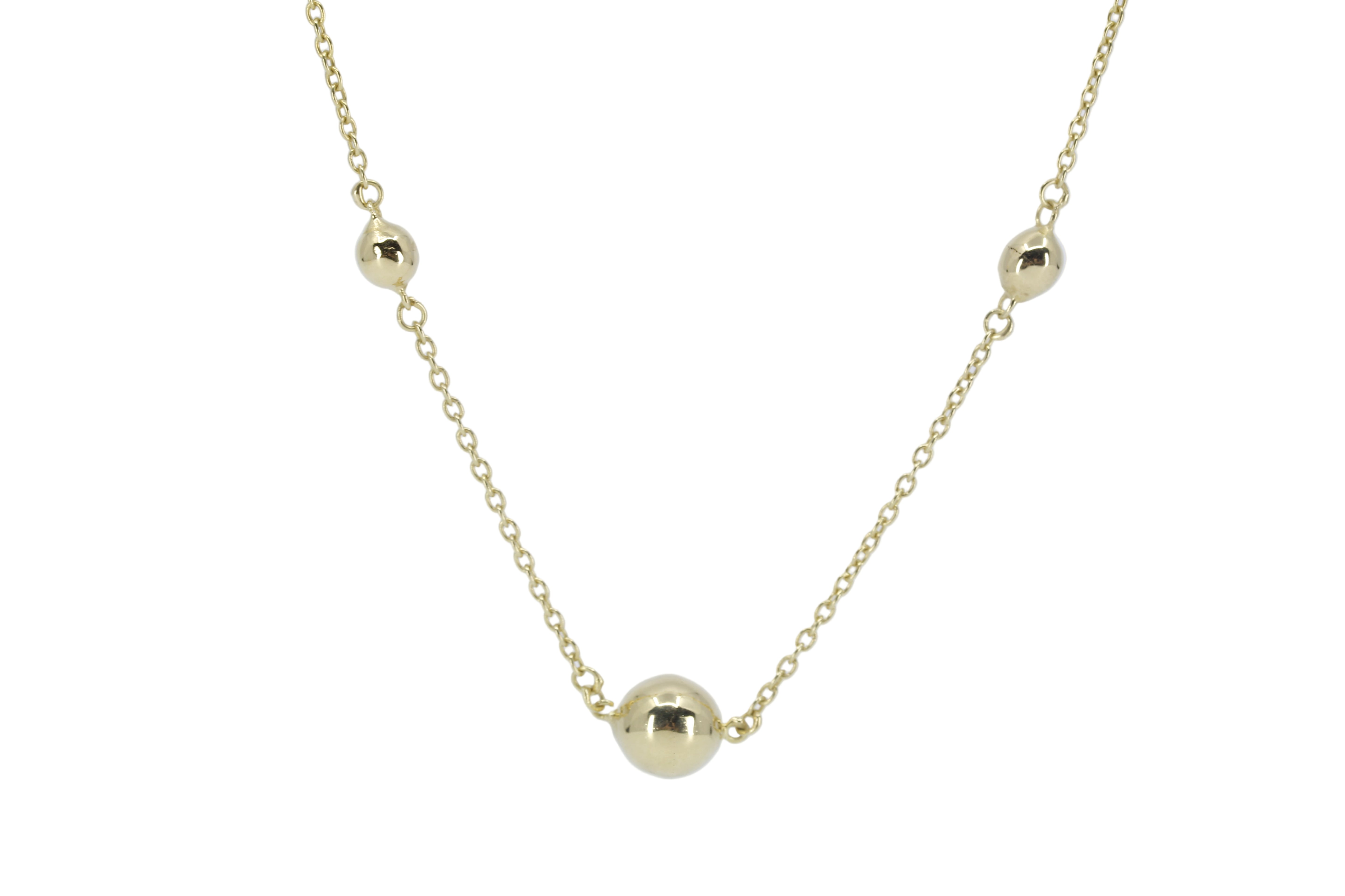 CELESTIA 18K Gold Vermeil Long Station Necklace