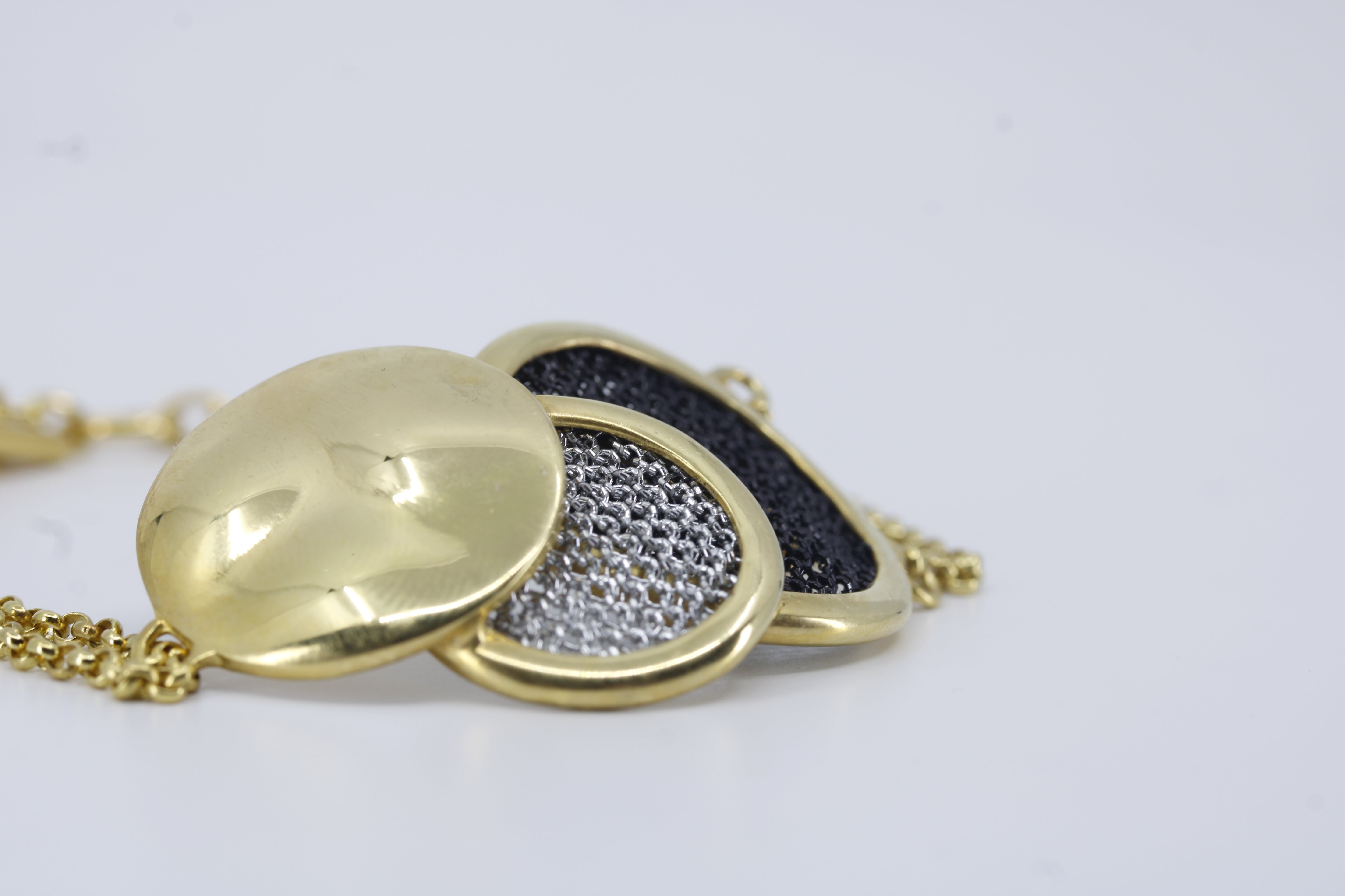 Vento 18K Gold Vermeil Multi Disc Bracelet