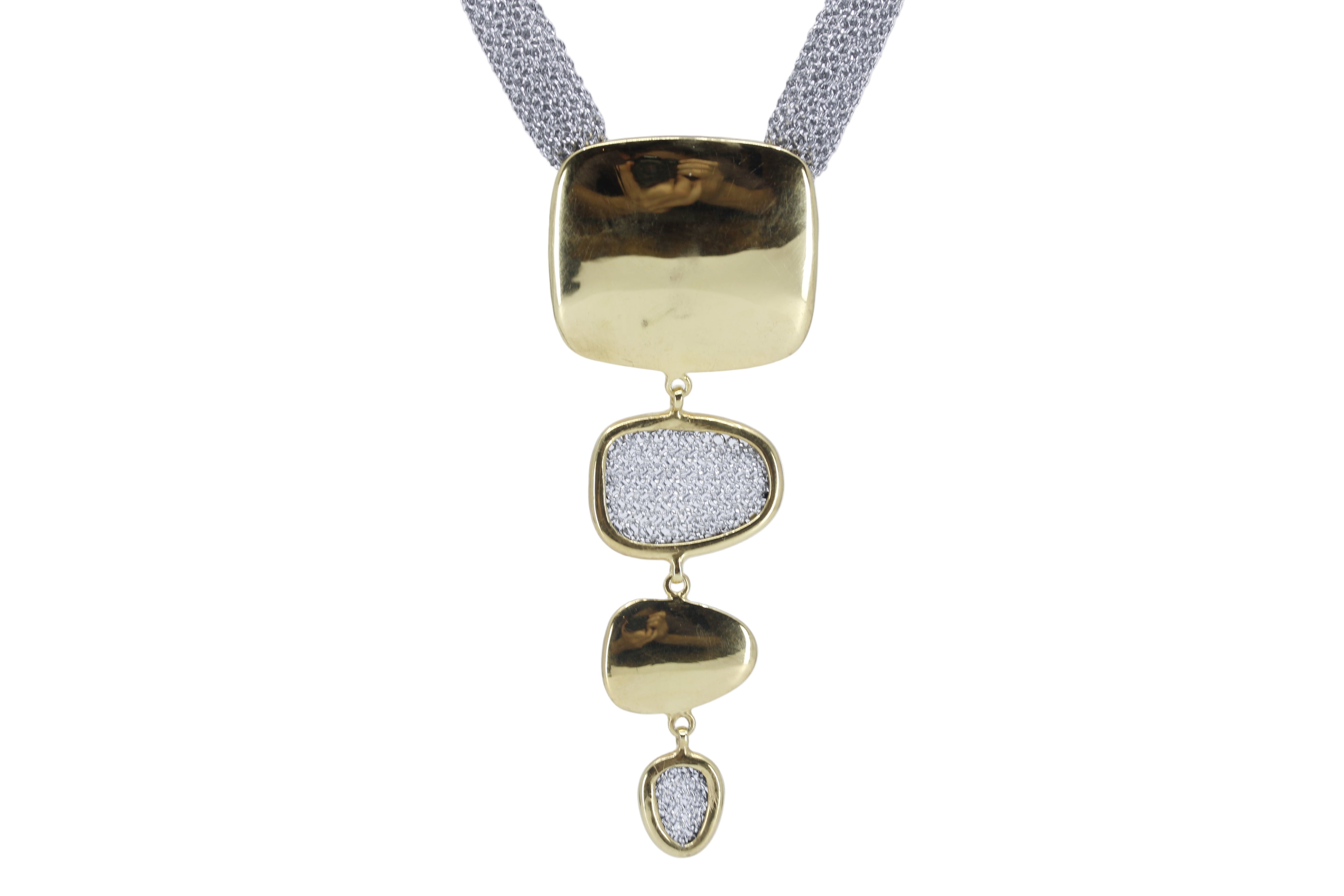 AIMA 18K Gold Vermeil Dangle Necklace