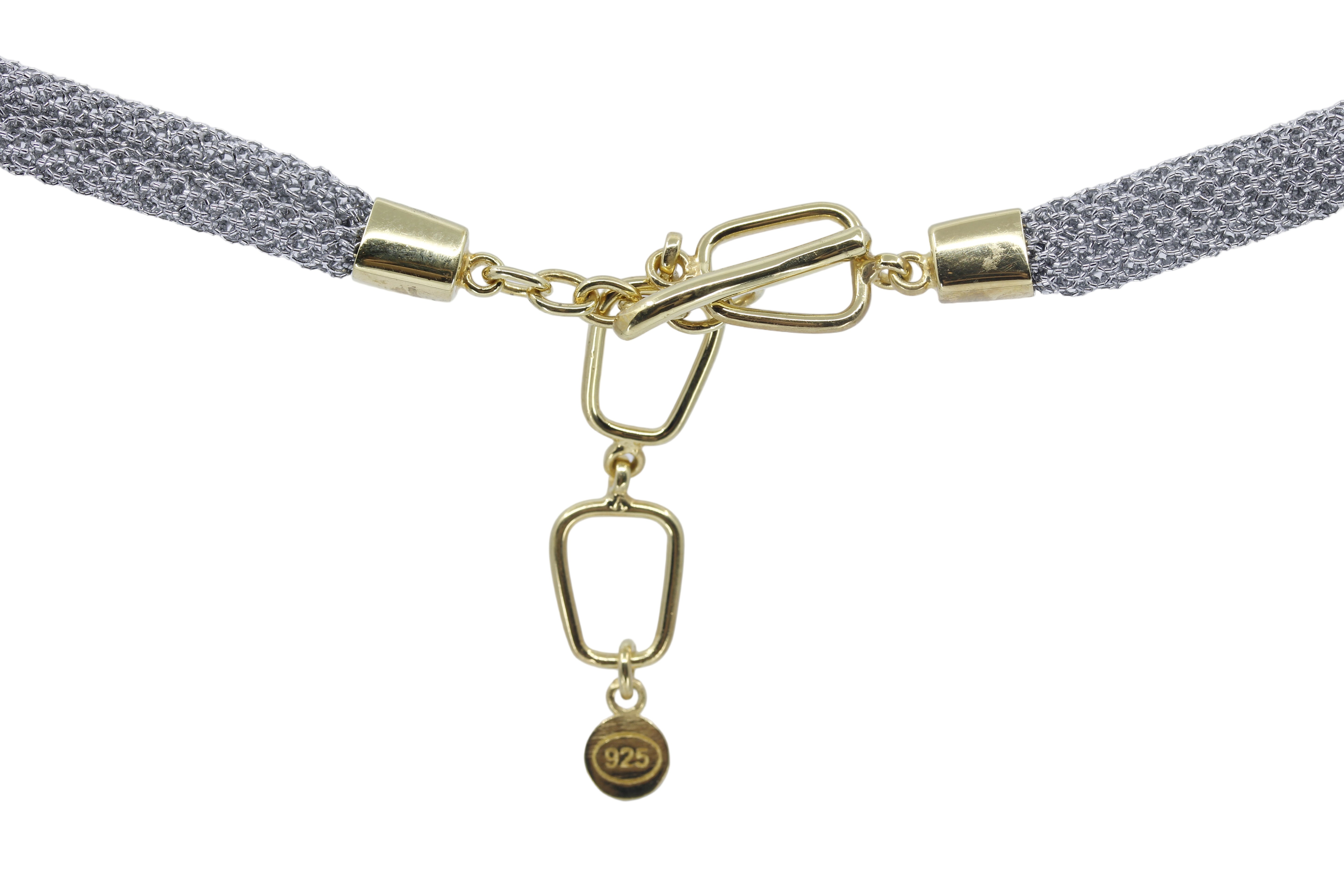 AIMA 18K Gold Vermeil Dangle Necklace