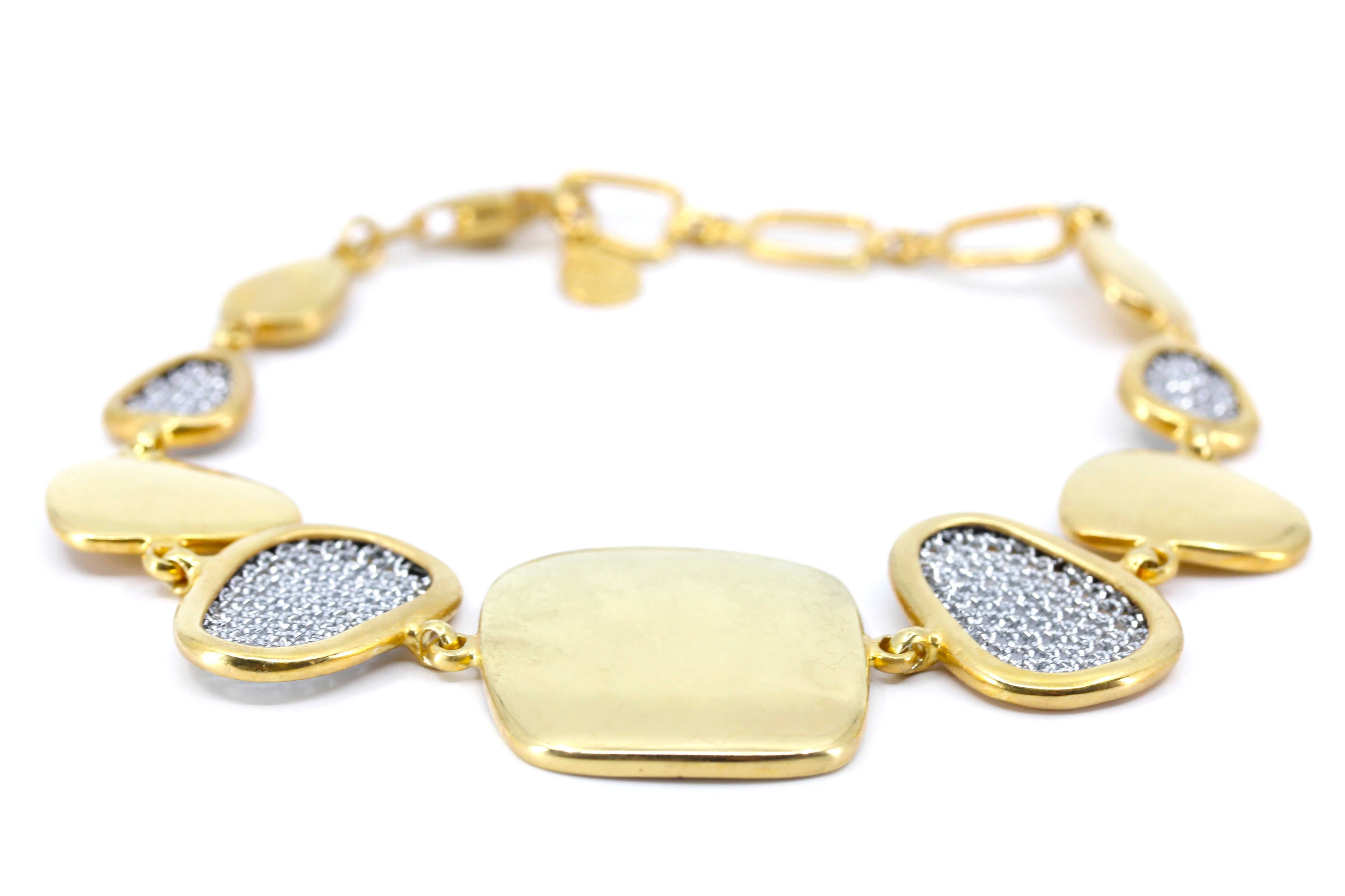 AIMA 18K Gold Vermeil Statement Link Bracelet