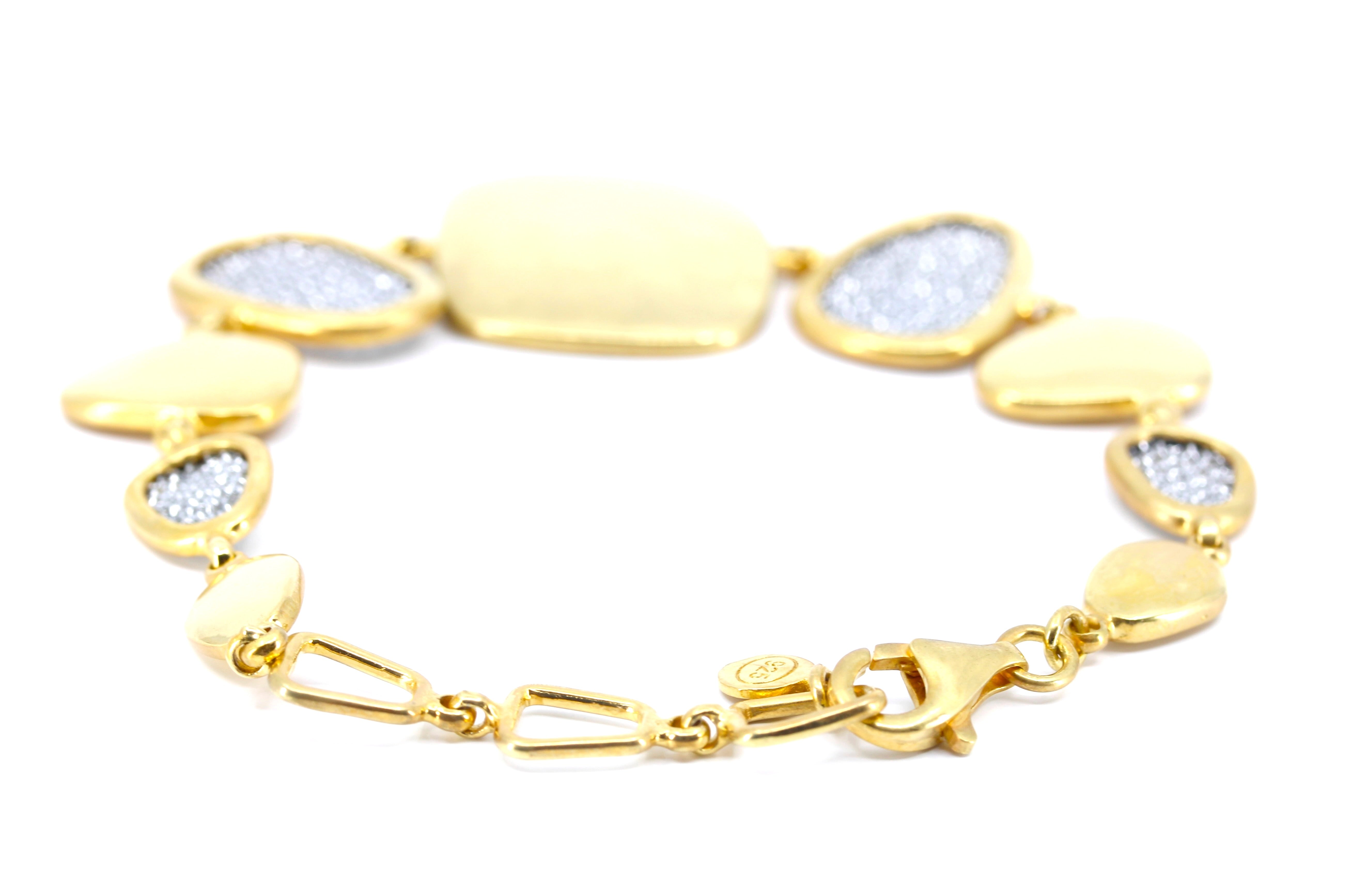 AIMA 18K Gold Vermeil Statement Link Bracelet
