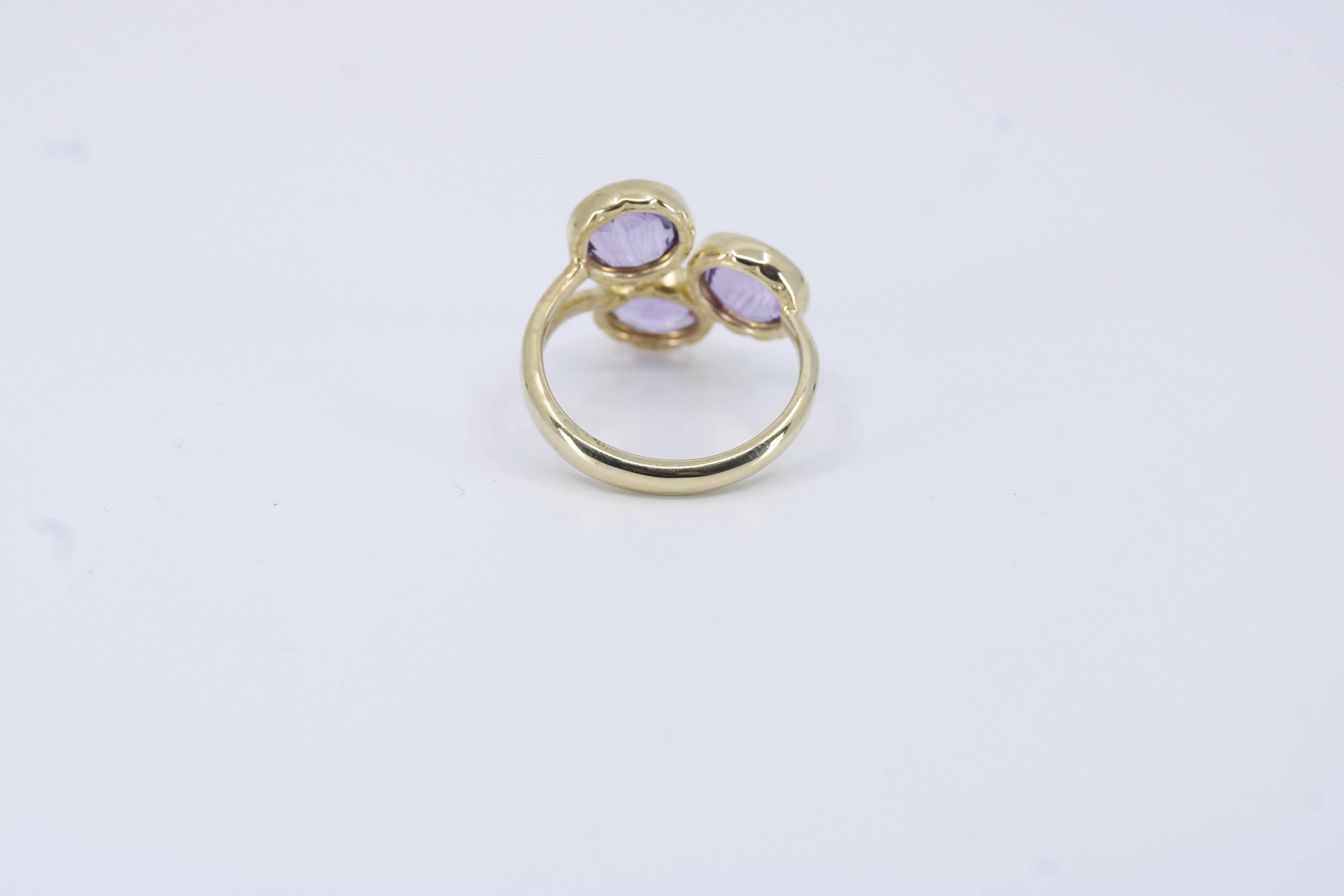 Il Gattopardo 18K Gold Vermeil Amethyst Brunch Ring