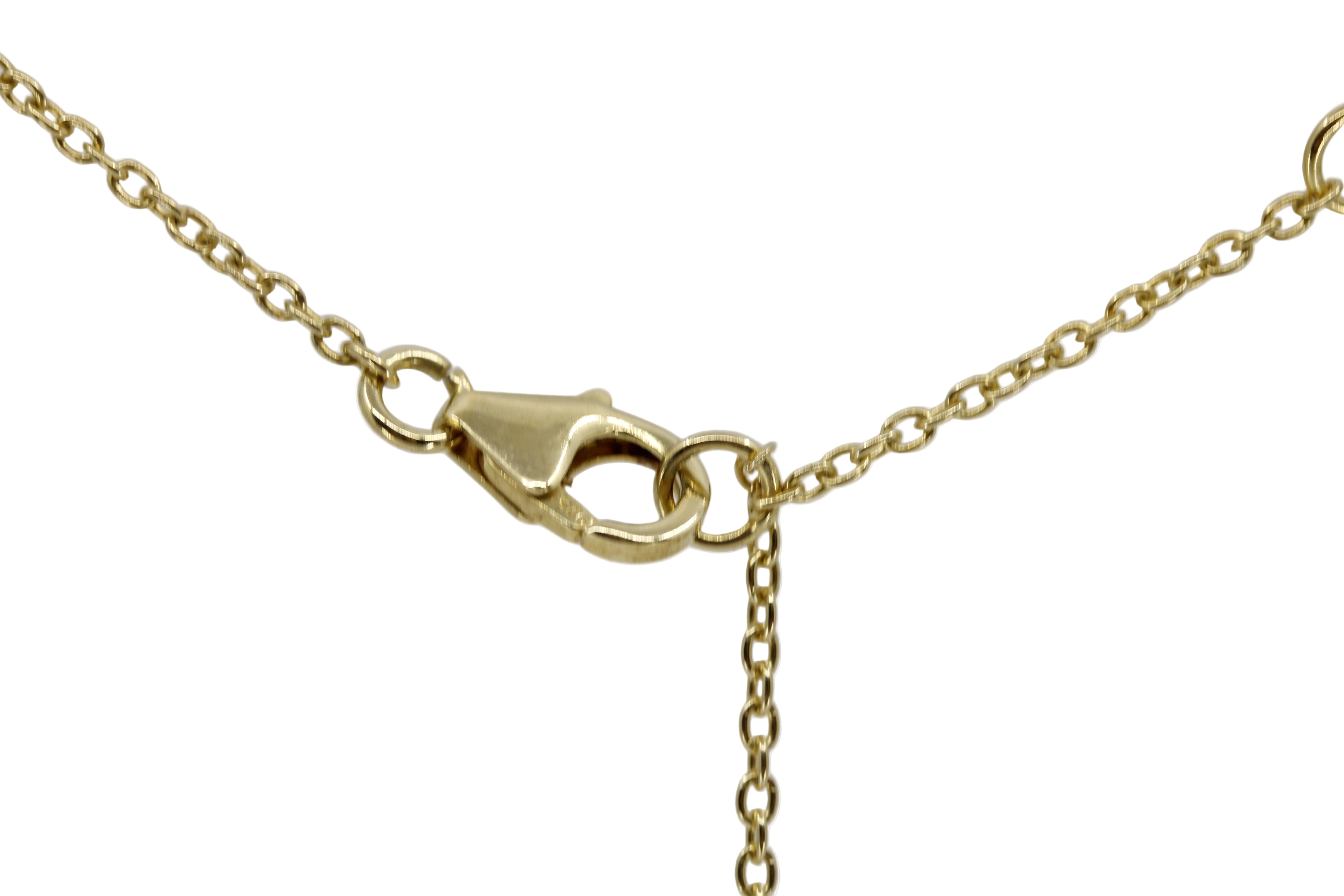 AURORA 18K Gold Vermeil Solitaire Pendant Necklace with Blue Topaz