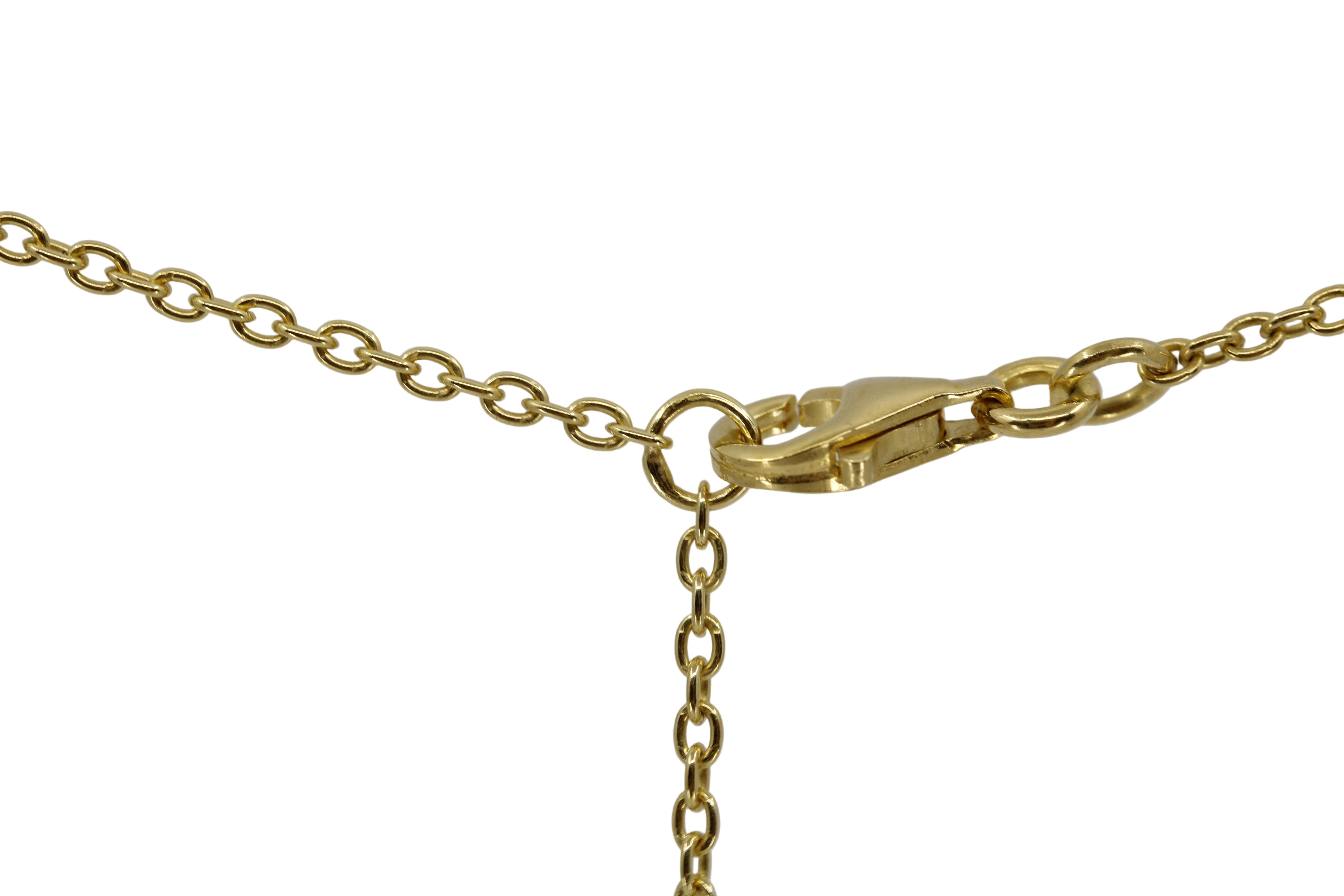 AURORA 12 Stones Drop Pendant Necklace with Blue Topaz