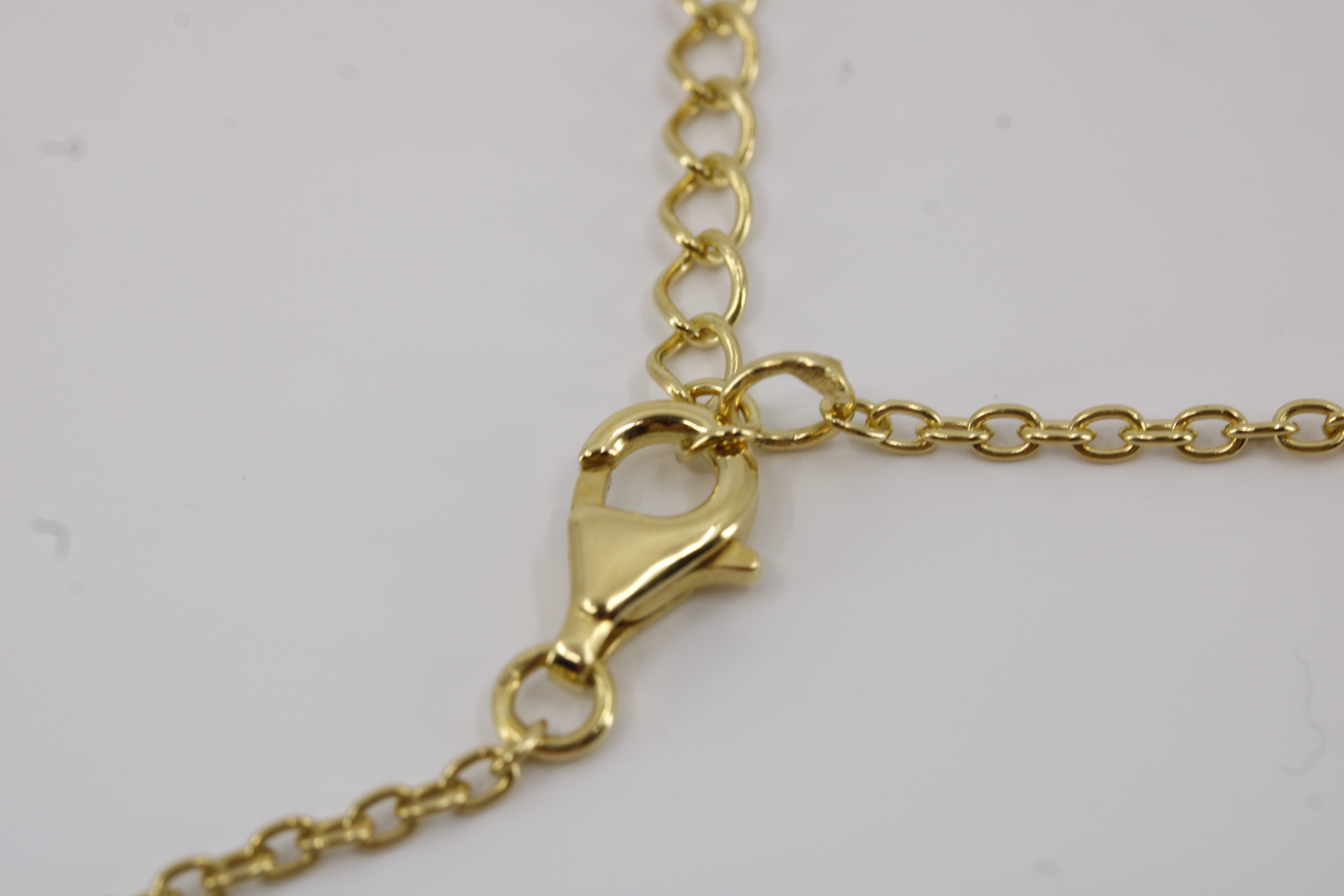 Il Gattopardo 18K Gold Vermeil Station Necklace with Amethyst