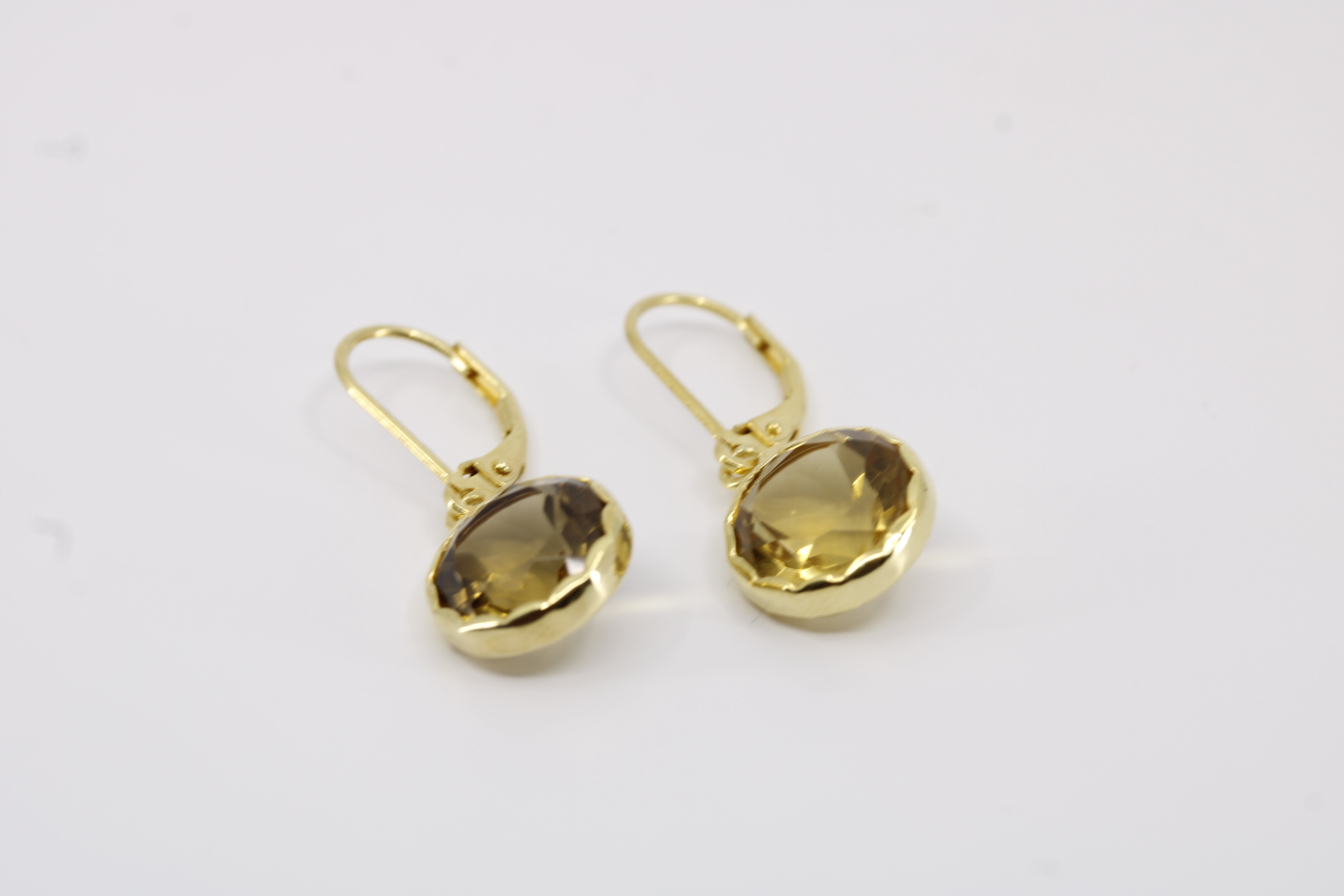 Il Gattopardo 18K Gold Vermeil Bold Drop Earring with Citrine