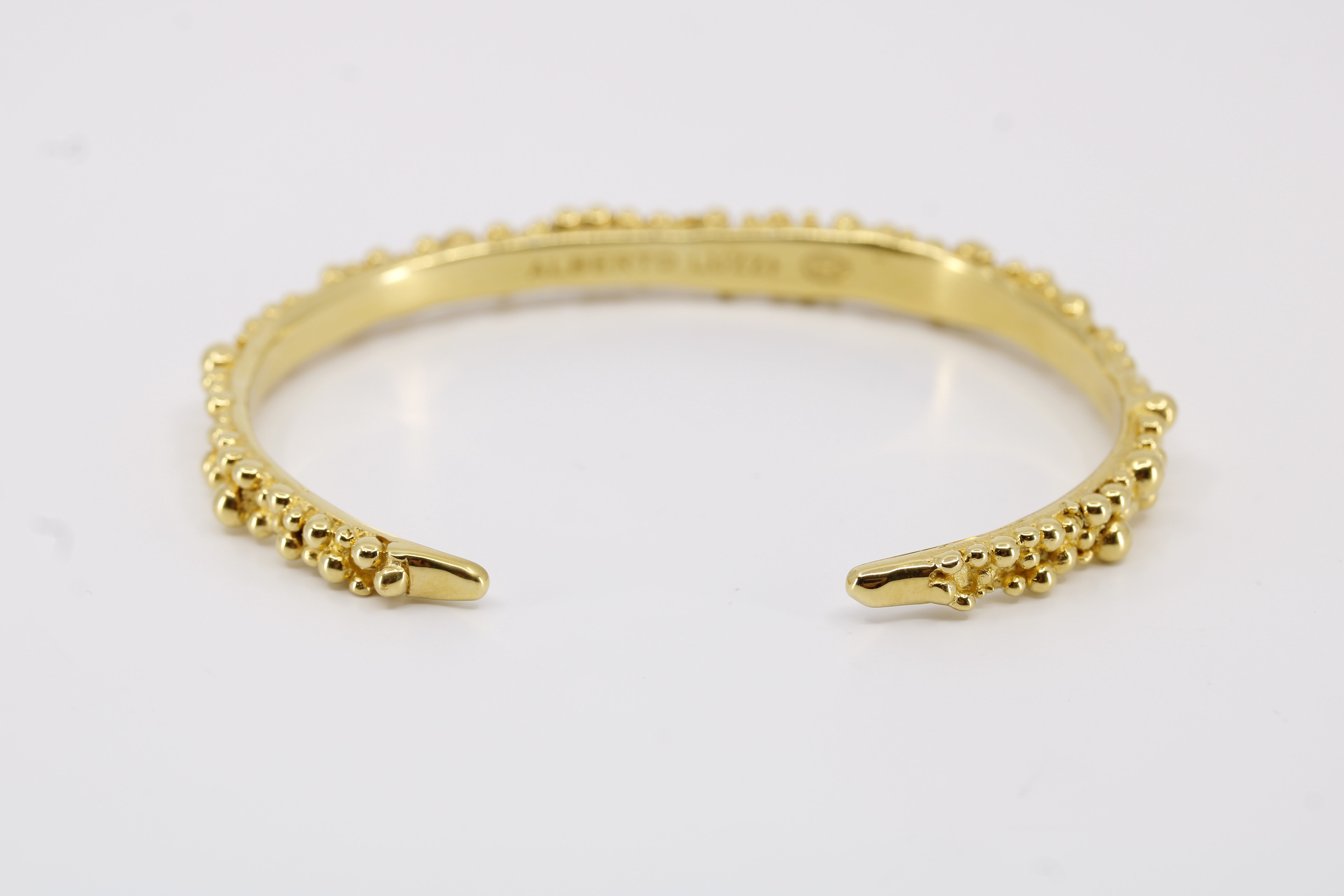 Caviar 18K Gold Vermeil Cuff Bracelet