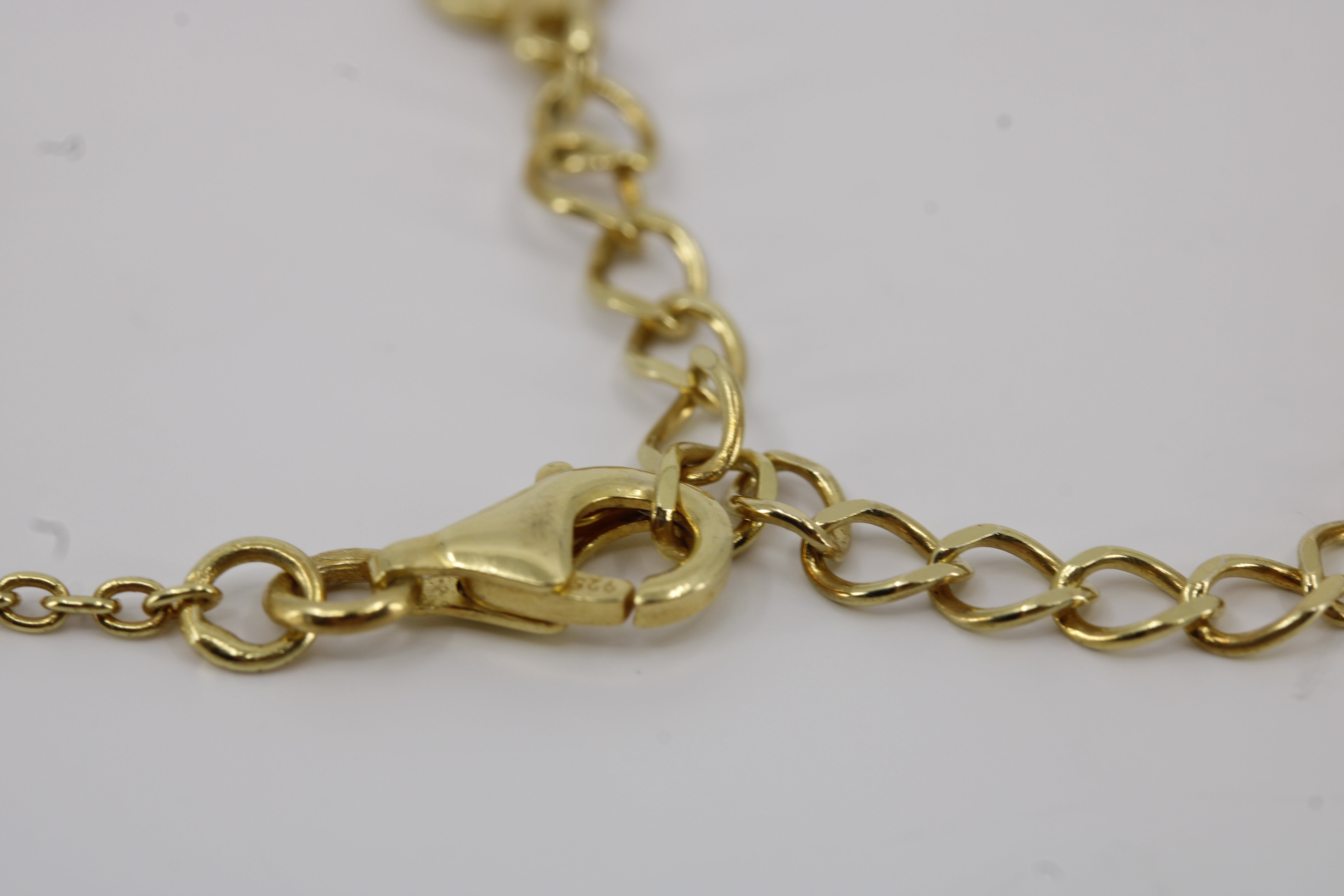 Luce 18K Gold Vermeil Station Bracelet with Amethyst, Blue Topaz and Lemon Quartz